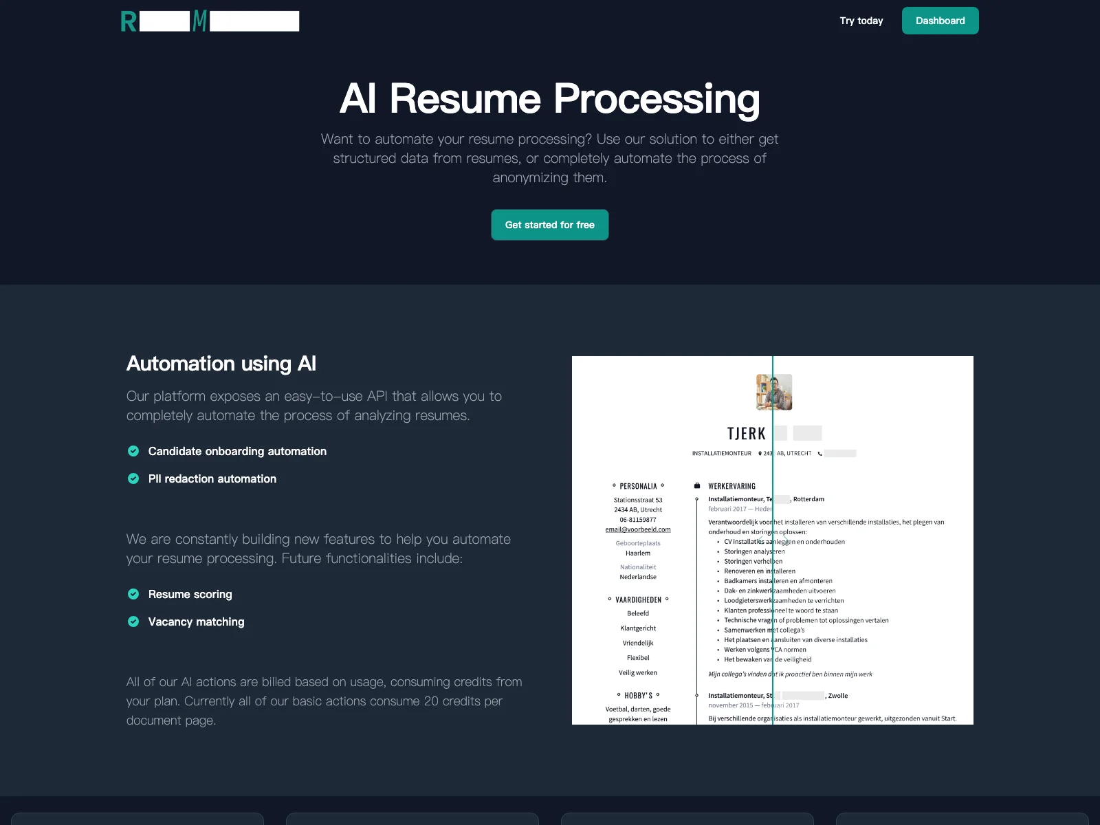 ResuMetrics - Streamlining Resume Processing with AI