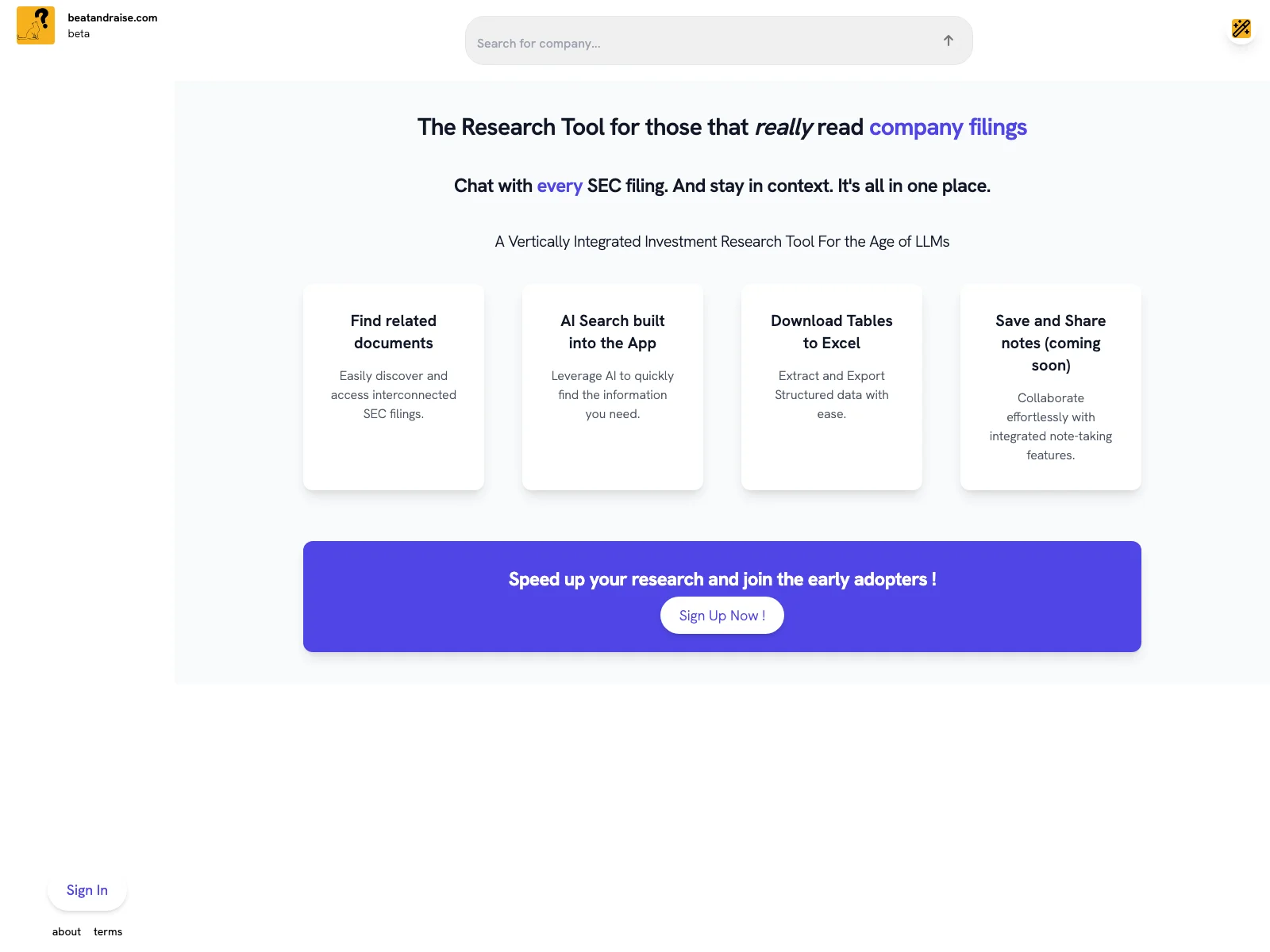 beatandraise: AI-Powered Equity Research on SEC Edgar for Informed Decisions