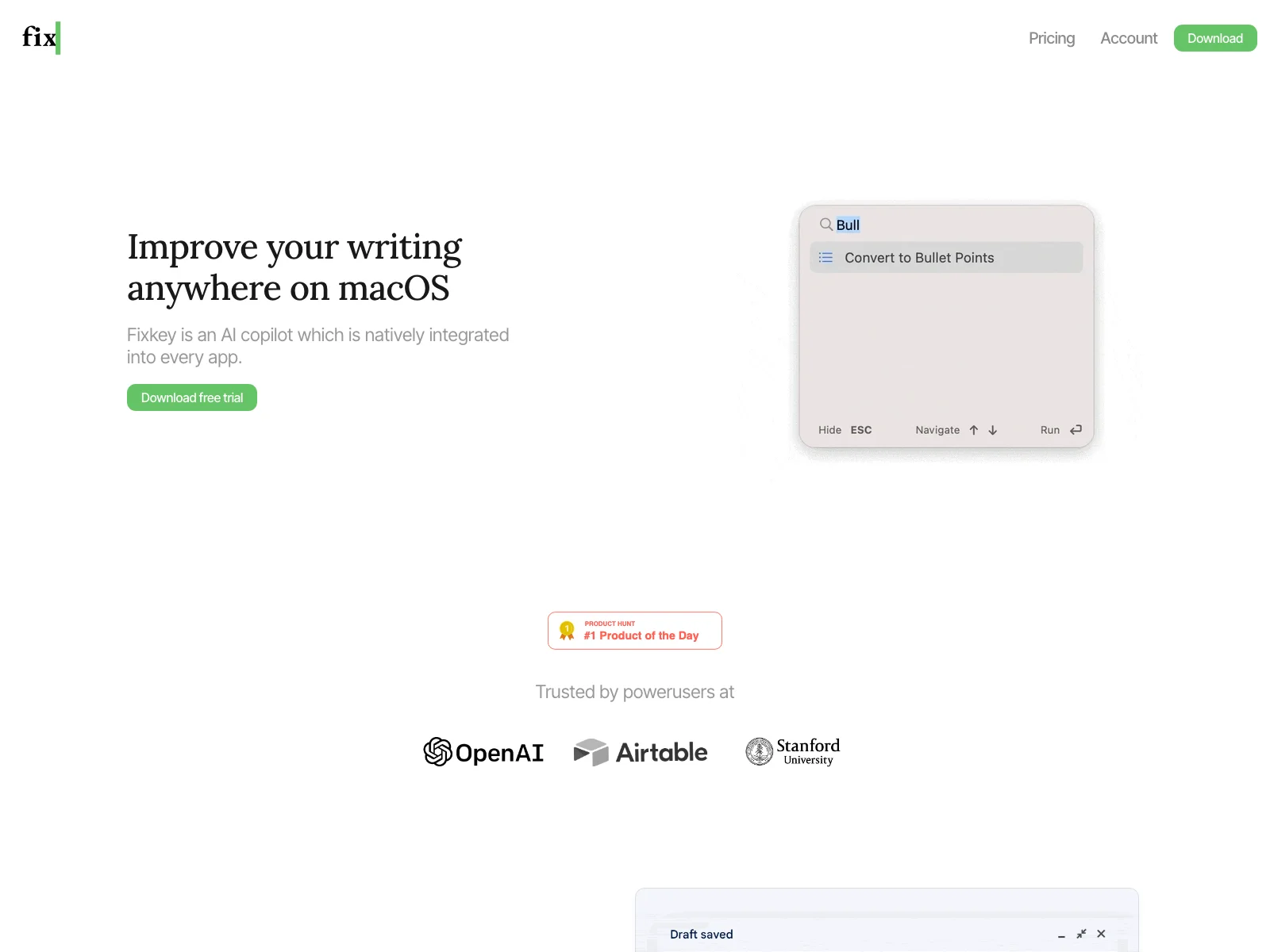 Fixkey: The Ultimate AI Copilot for macOS