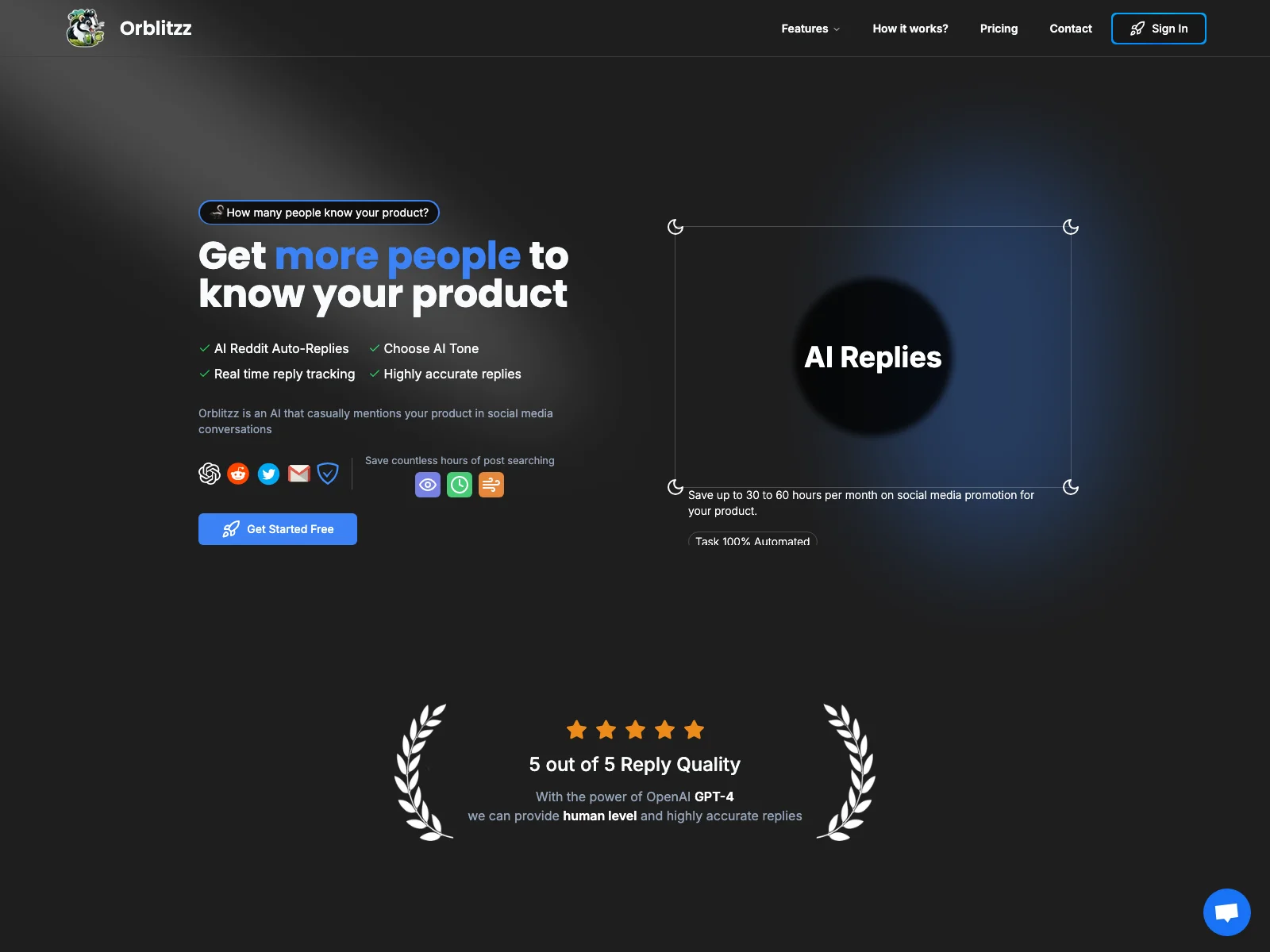 Orblitzz: Boost Your Product's Online Presence with AI