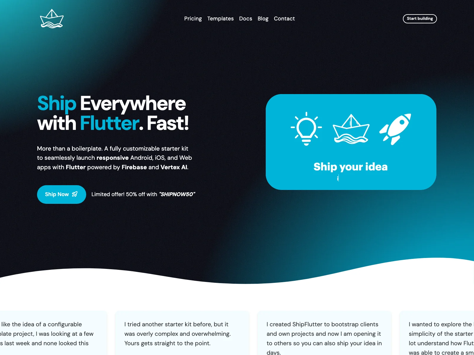 ShipFlutter: The Ultimate Flutter Starter Kit for Rapid App Creation