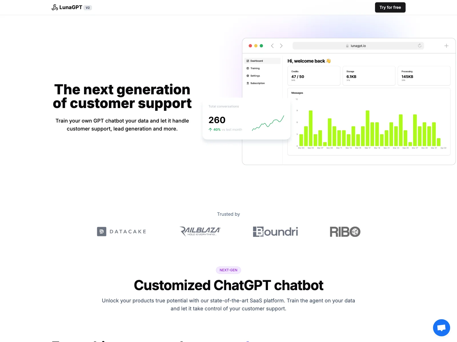 LunaGPT: Empowering Customer Service with AI Innovation