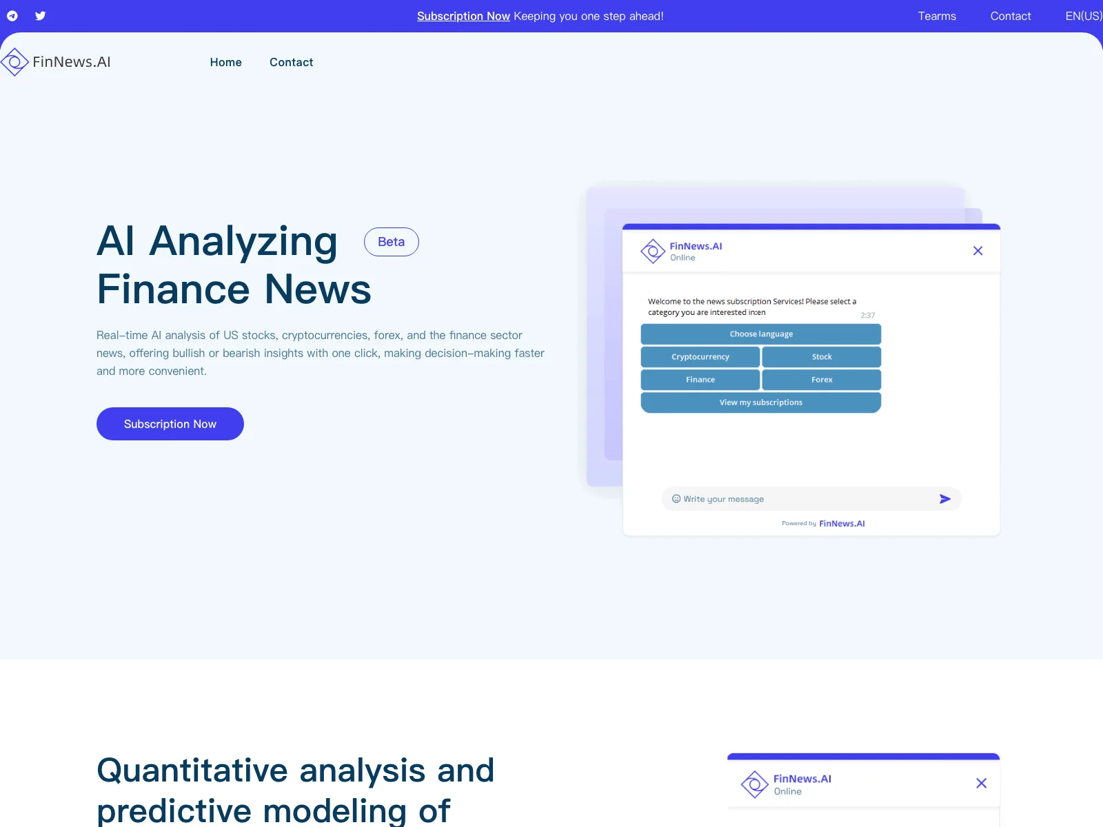 FinNews.AI: Empowering Financial Decisions with AI Insights