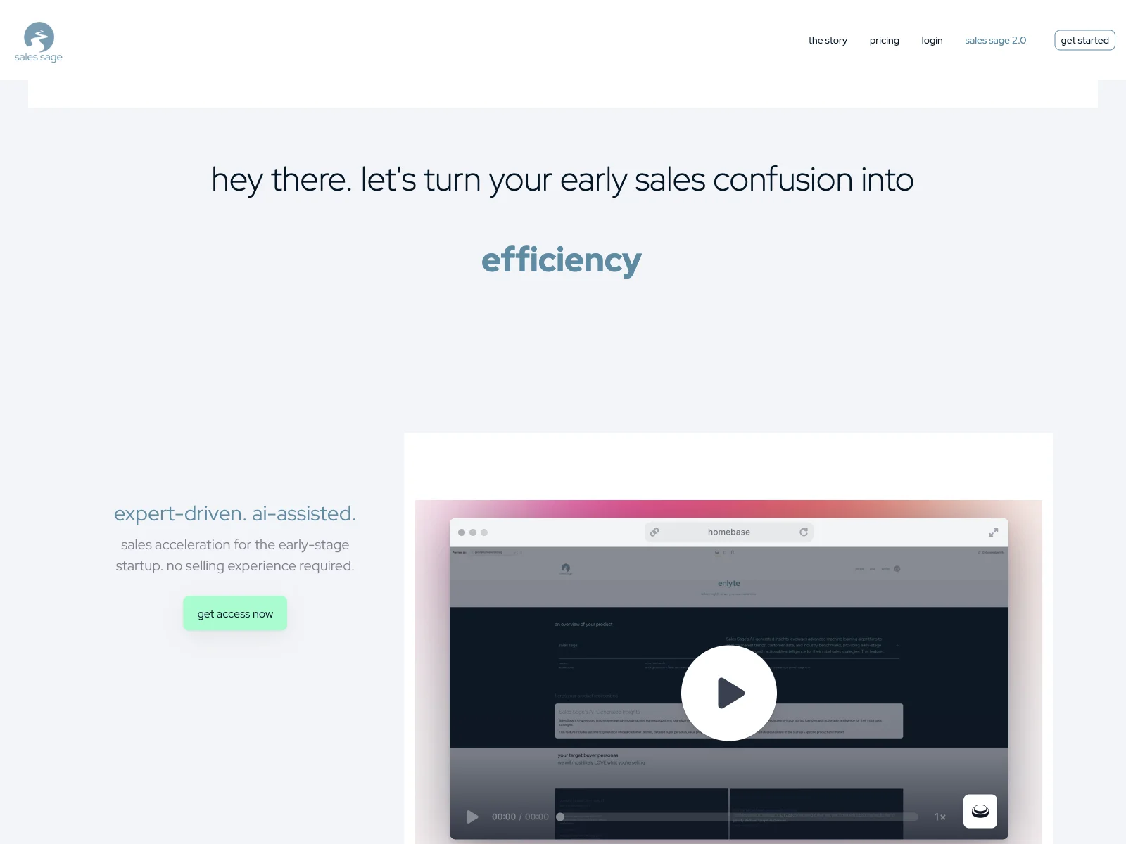 Sales Sage: Empowering Early-Stage Startups with AI-Powered Sales Assistance