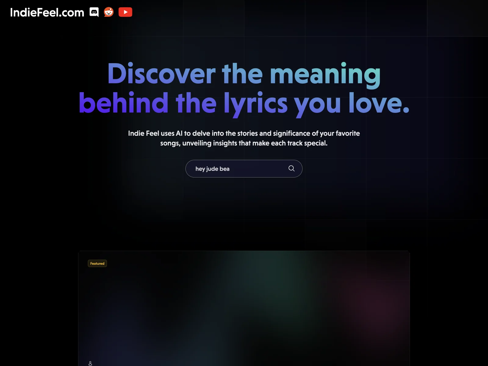 Indie Feel: Uncover the Hidden Meanings of Your Favorite Songs with AI