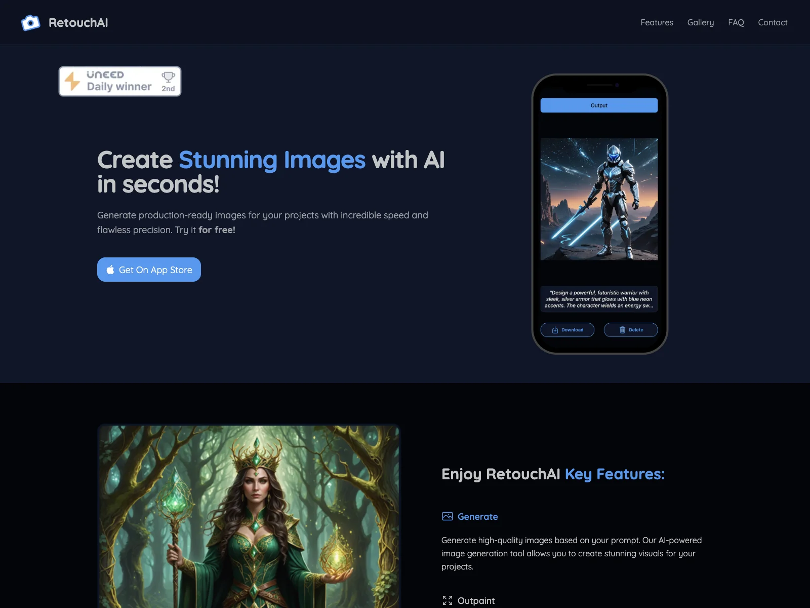 RetouchAI: Create Stunning Images with AI in Seconds