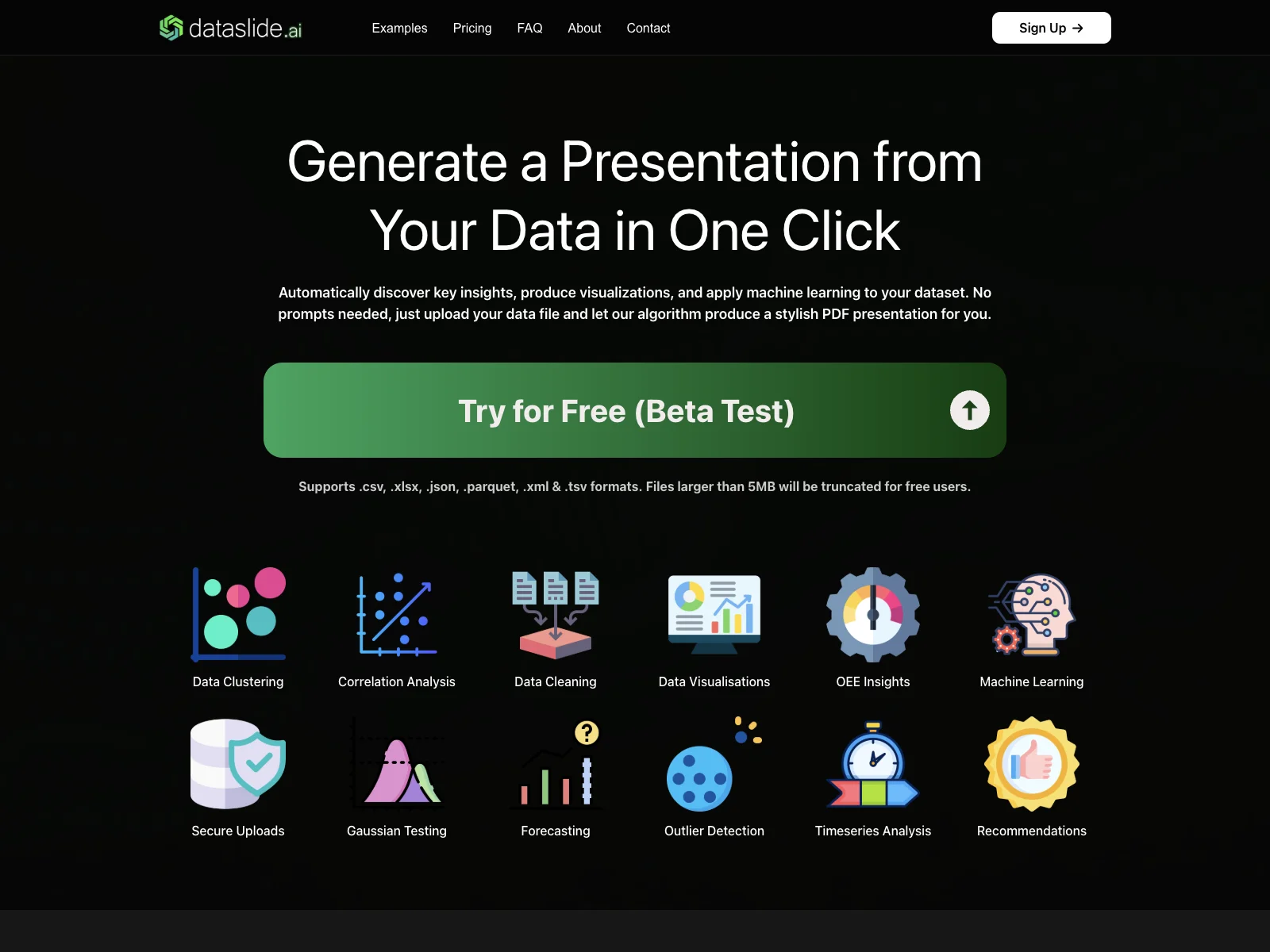 Dataslide.ai: Transform Your Data into Stunning Presentations