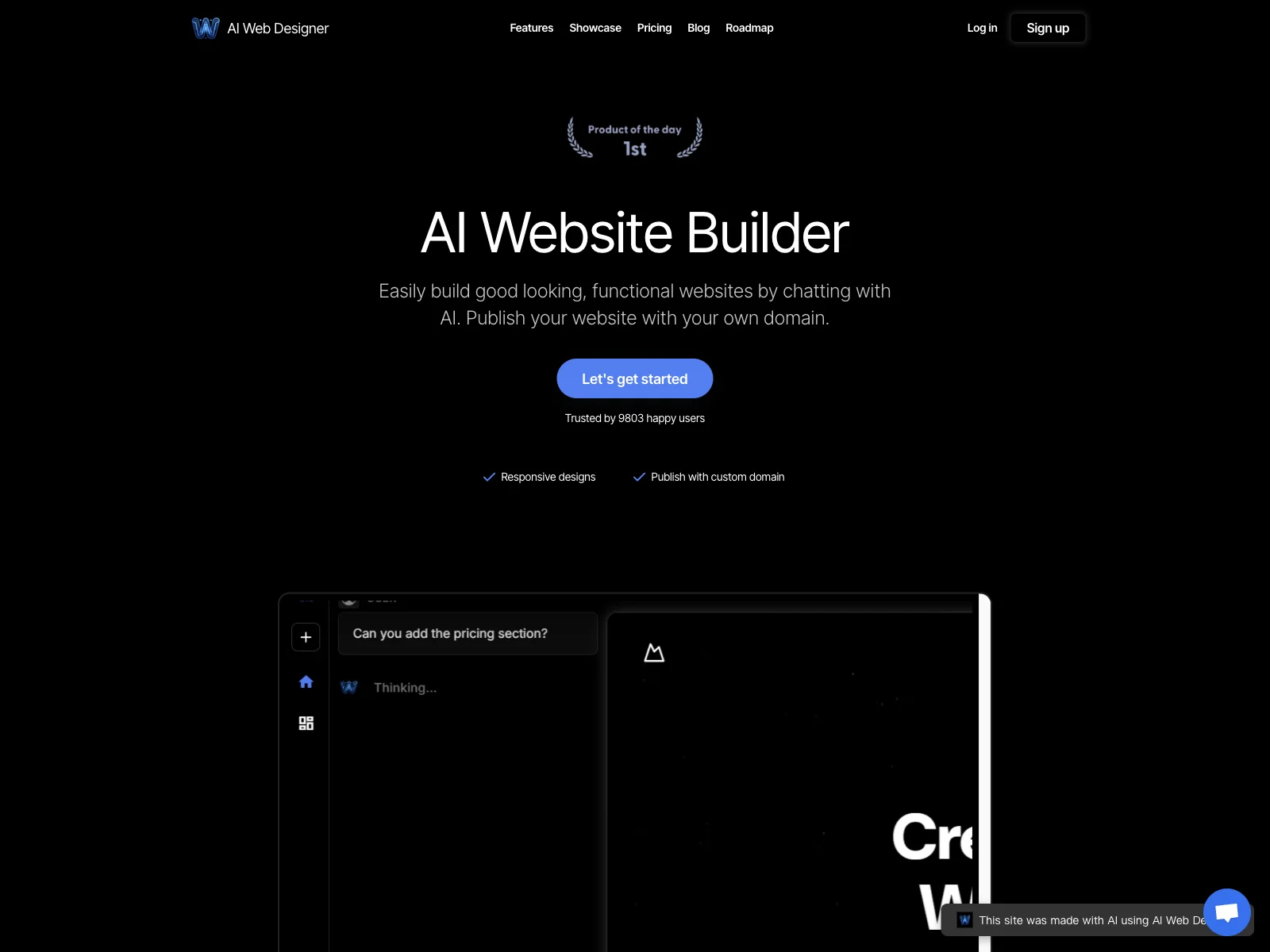 AI Web Designer: Build Functional Websites in Minutes