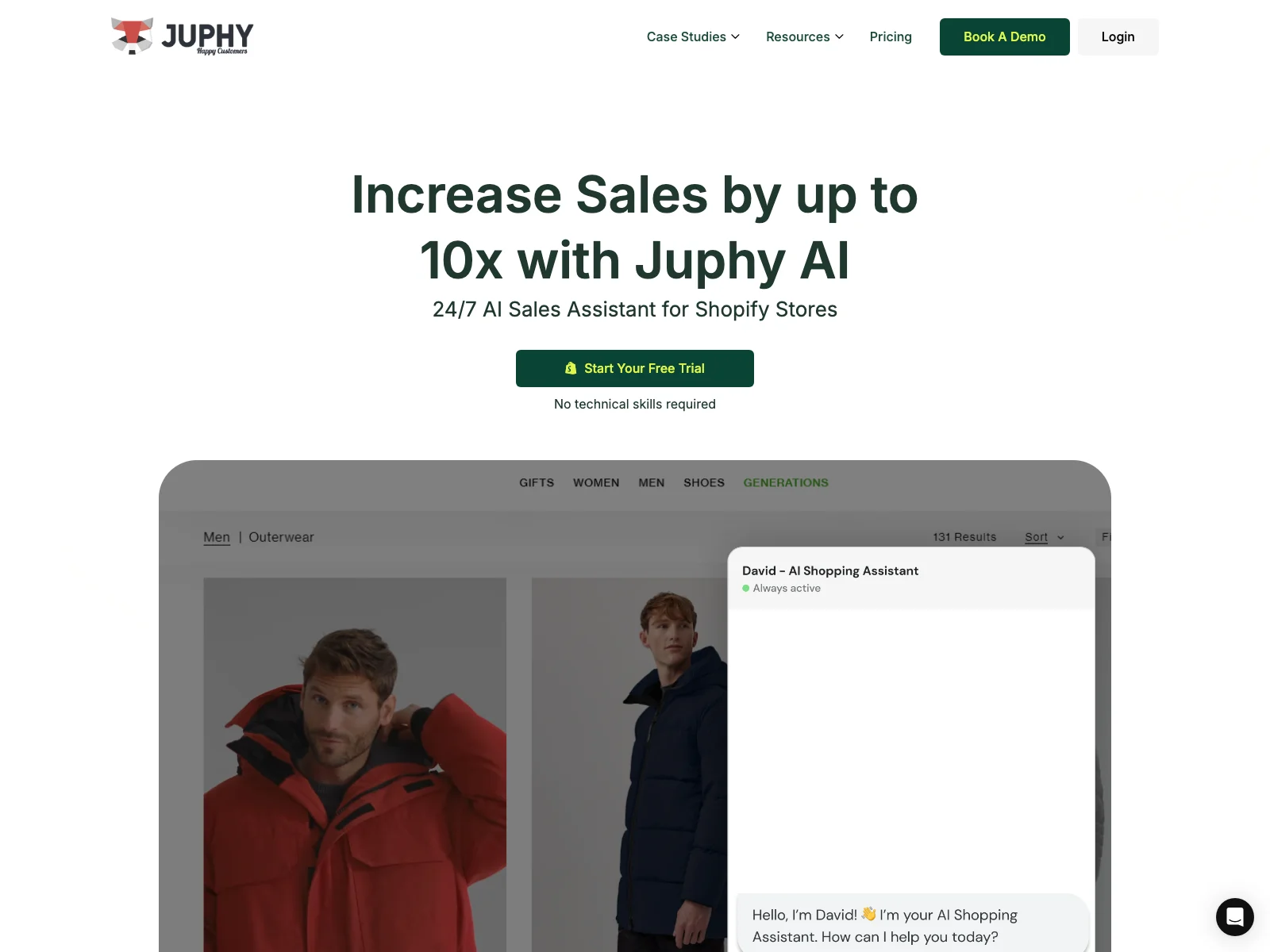 Juphy: Boost Shopify Sales with AI Assistant