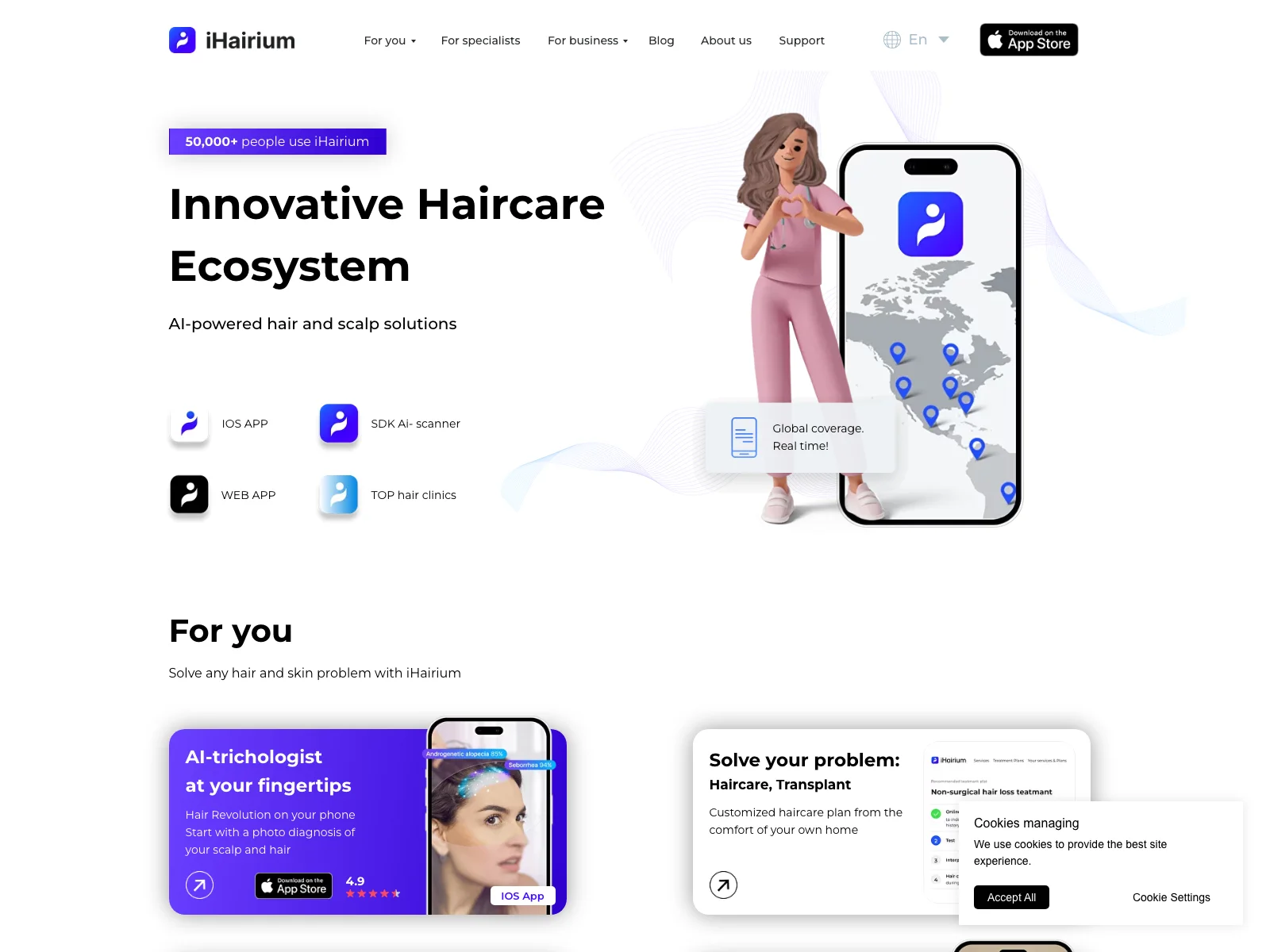 iHairium: Transforming Haircare with AI Insights