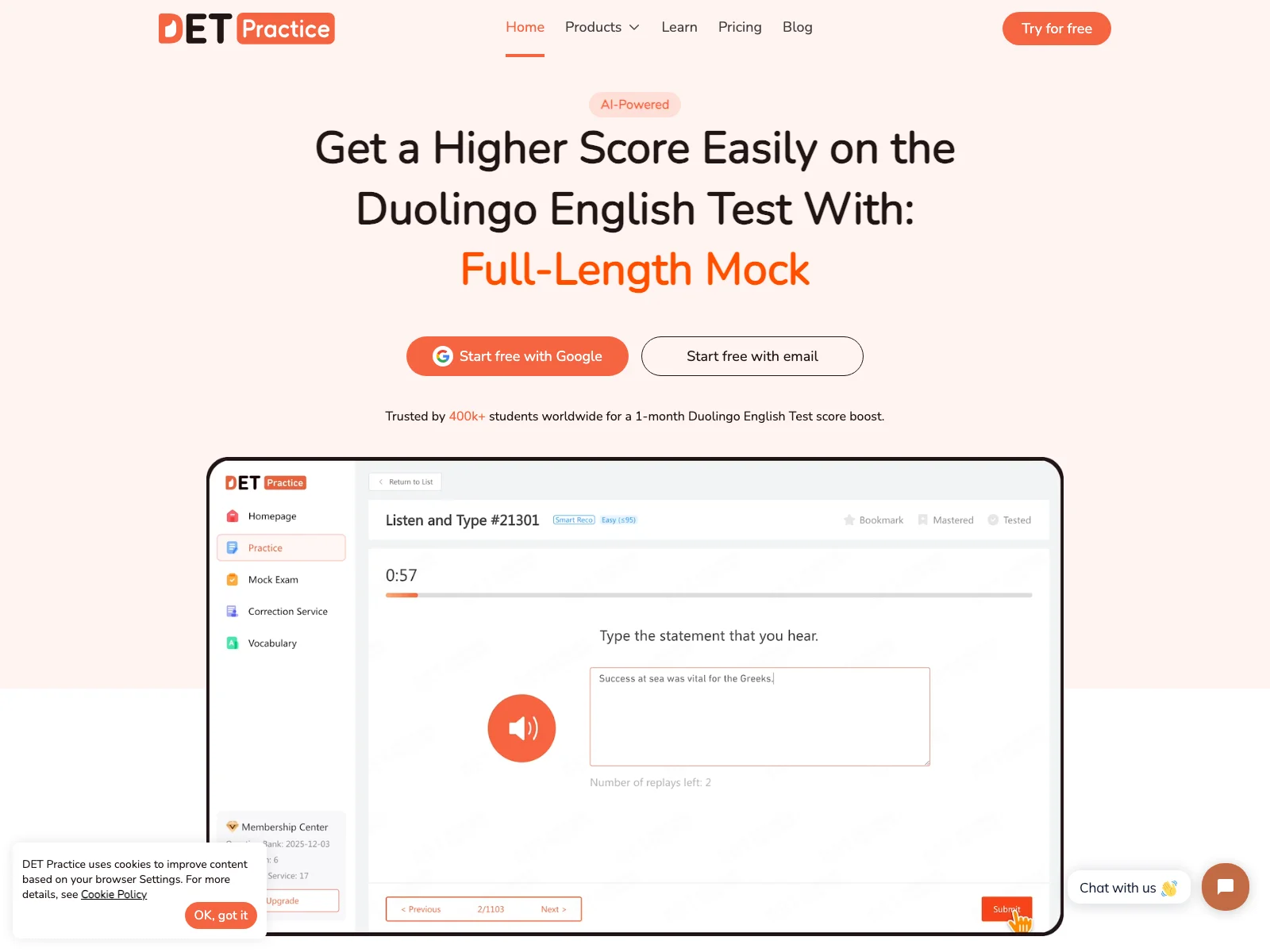 DET Practice: Boost Your Duolingo English Test Score with AI-Powered Tools