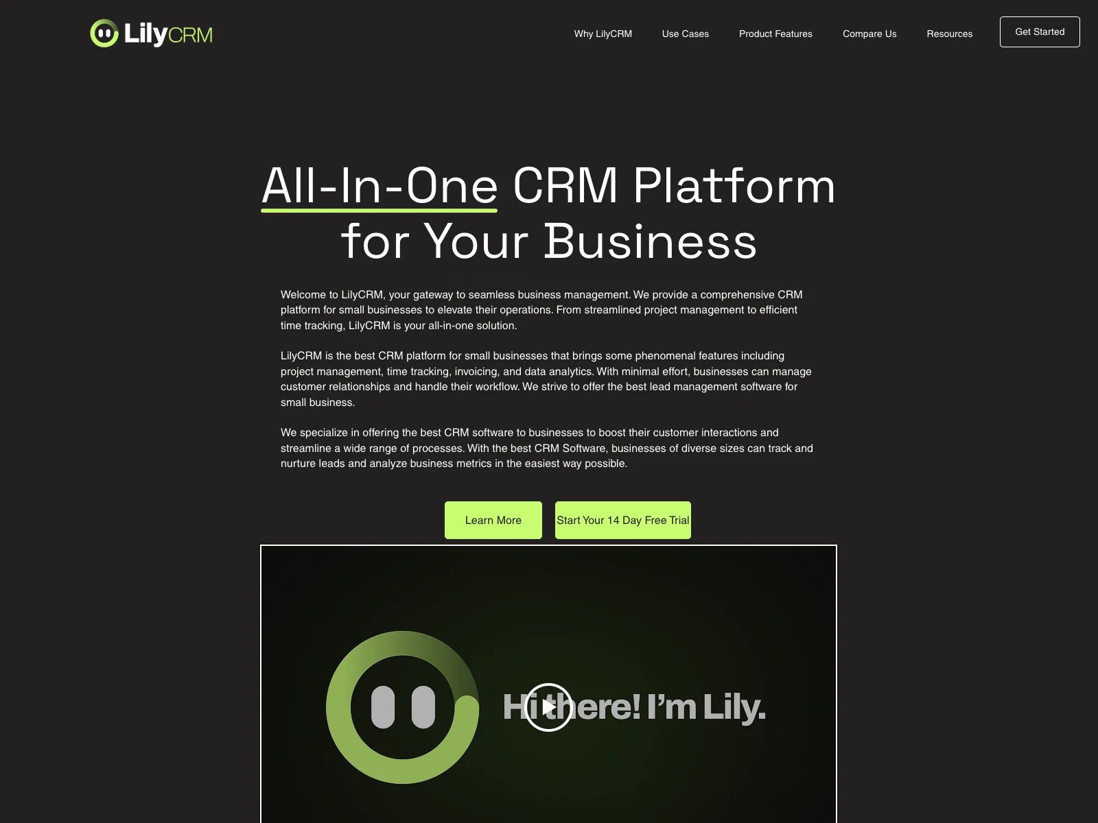 LilyCRM: The Ultimate CRM Assistant for Small Businesses