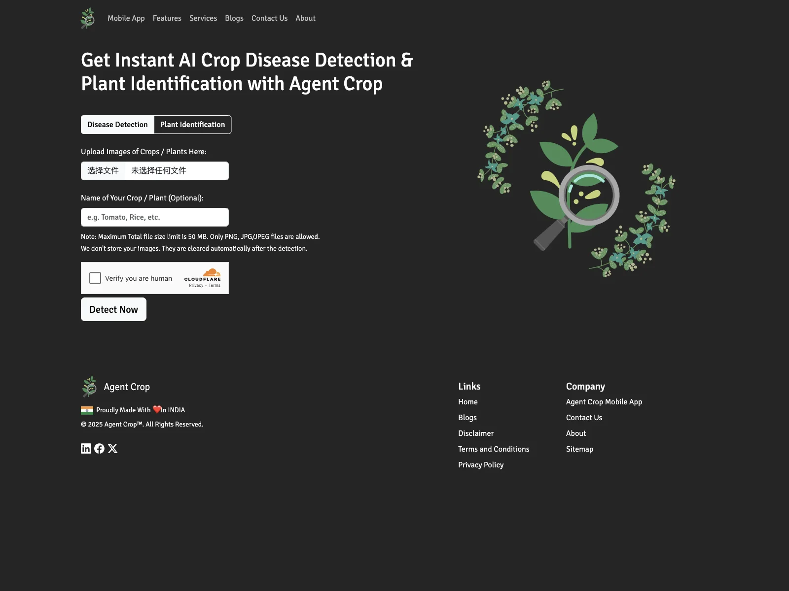 Agent Crop: Instant Crop Disease Detection & Plant ID