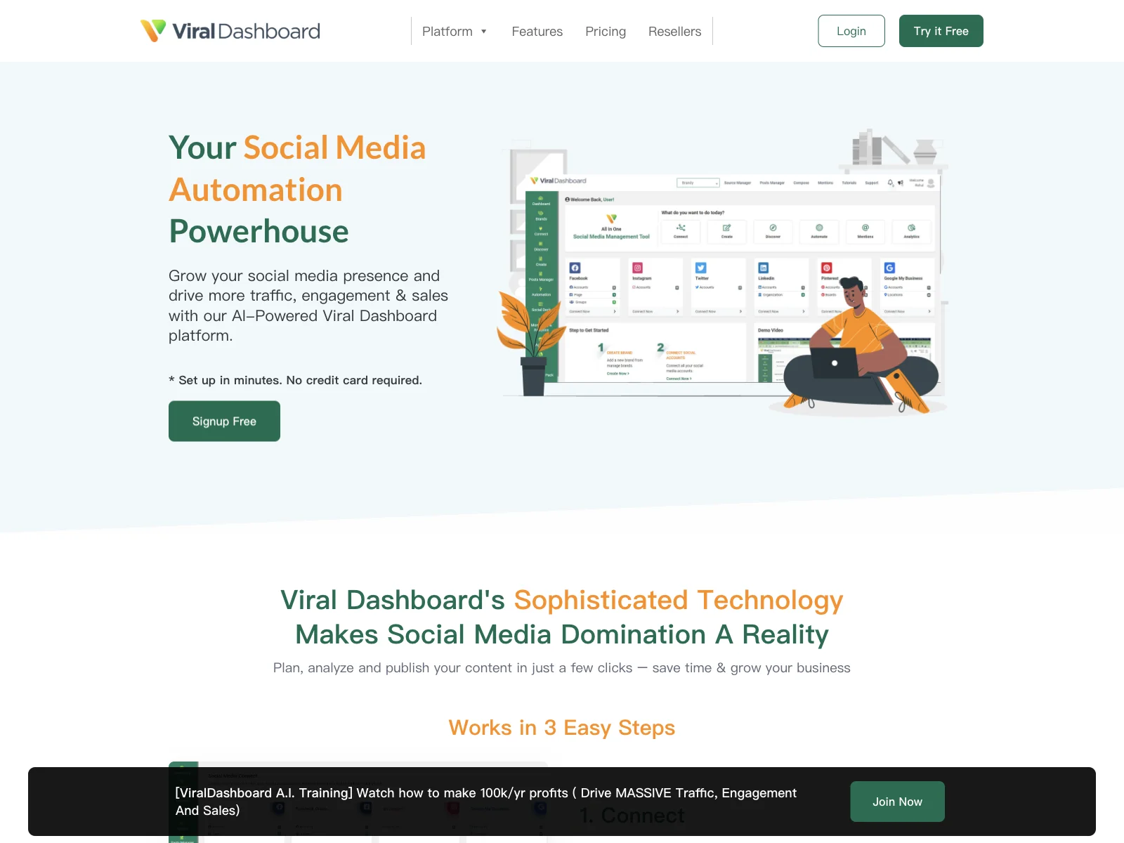 ViralDashboard: Empowering Social Media Growth