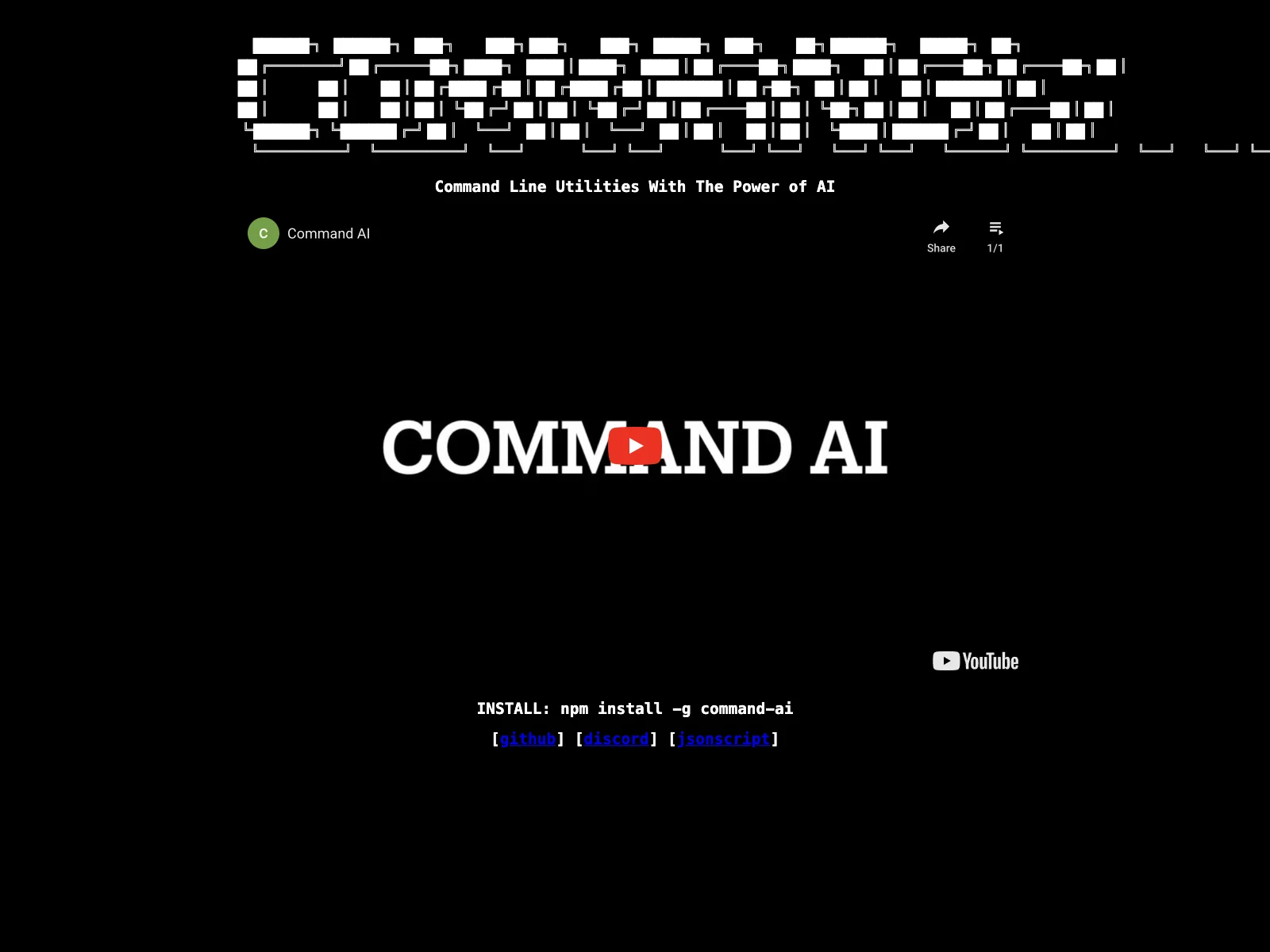 CommandAI: Empowering Command Line Utilities with AI