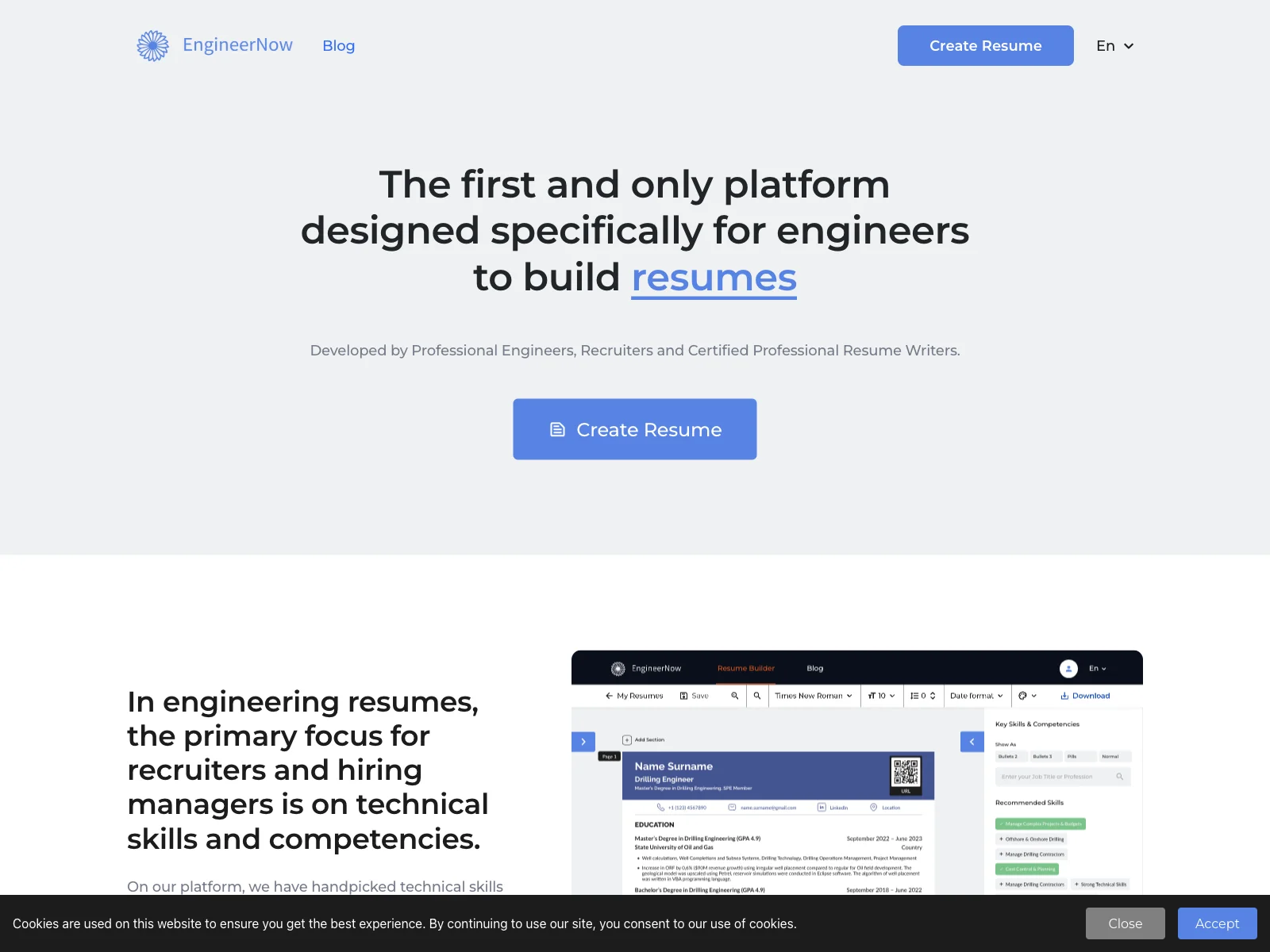 Engineering Resume Builder: Simplify Your Resume Creation for Engineering Success
