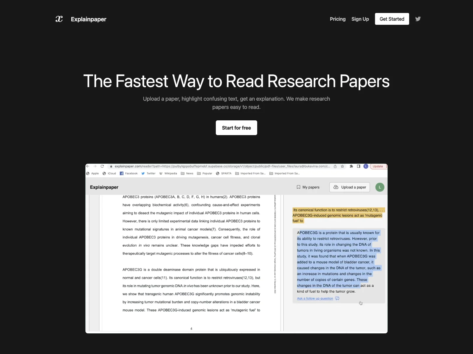 Explainpaper: Simplify Research Papers with AI