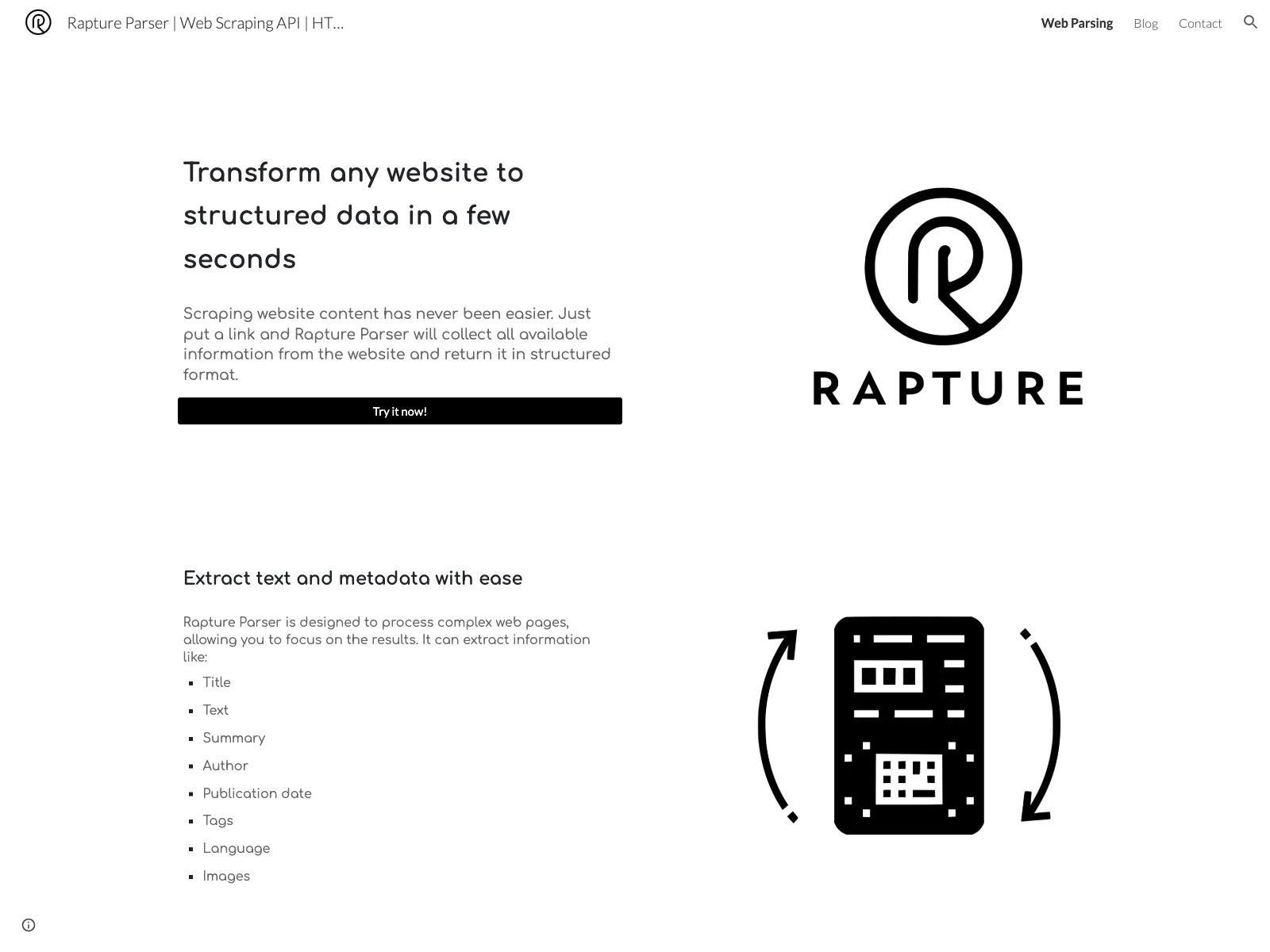 Rapture Parser: Unleashing the Power of Web Scraping