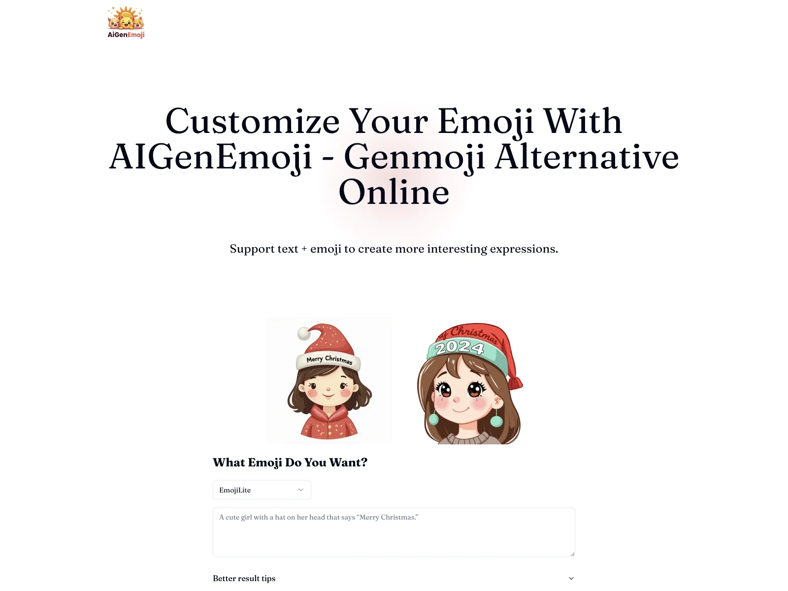 「AIGenEmoji：無料のパーソナライズAIエモジジェネレーター」