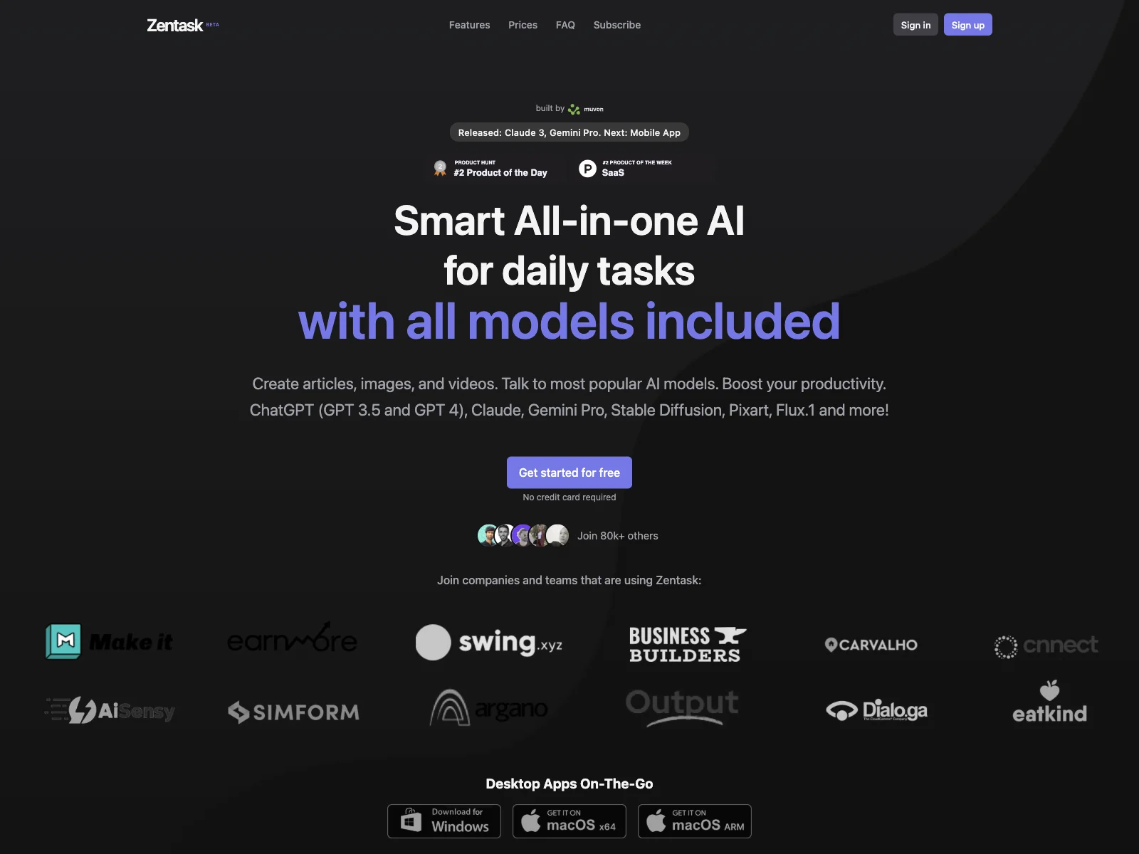 Zentask: Unleashing AI's Potential for Daily Tasks