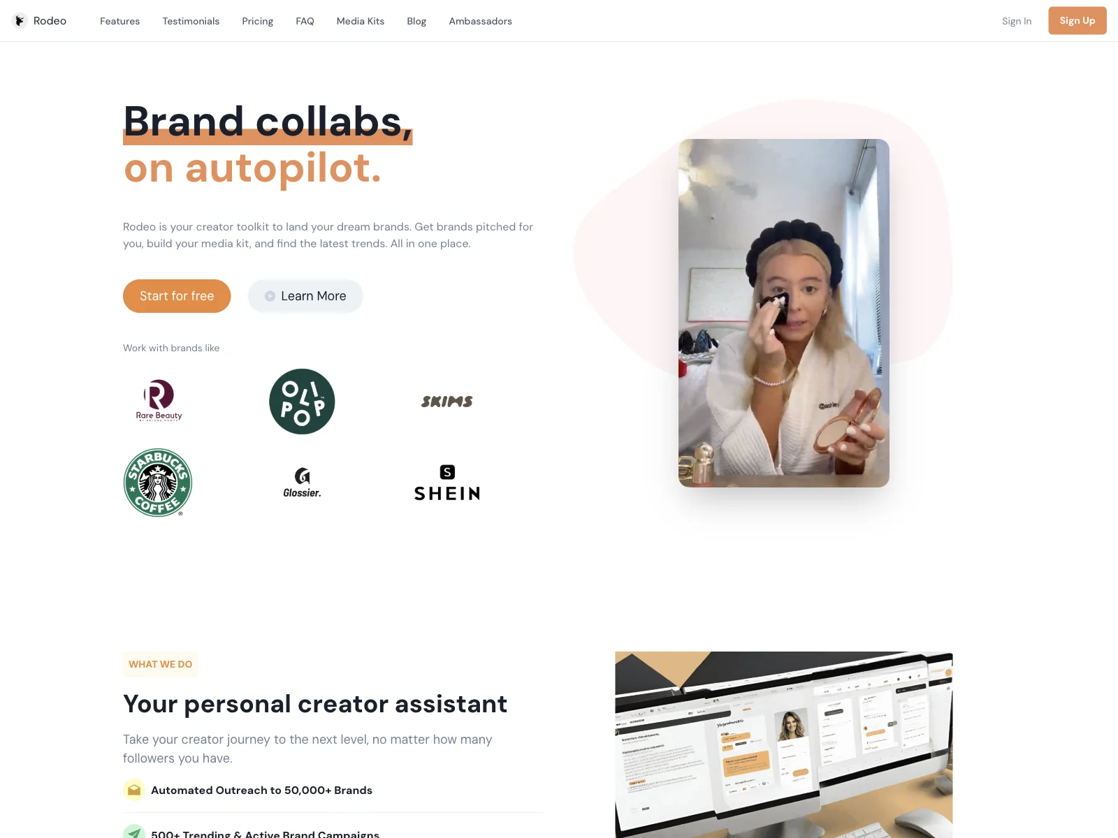 Rodeo: Land Your Dream Brands with AI-Powered Tools