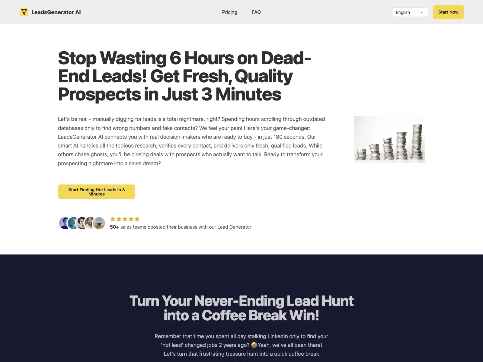 LeadsGenerator AI: Swiftly Generate Quality Leads for Boosted Sales