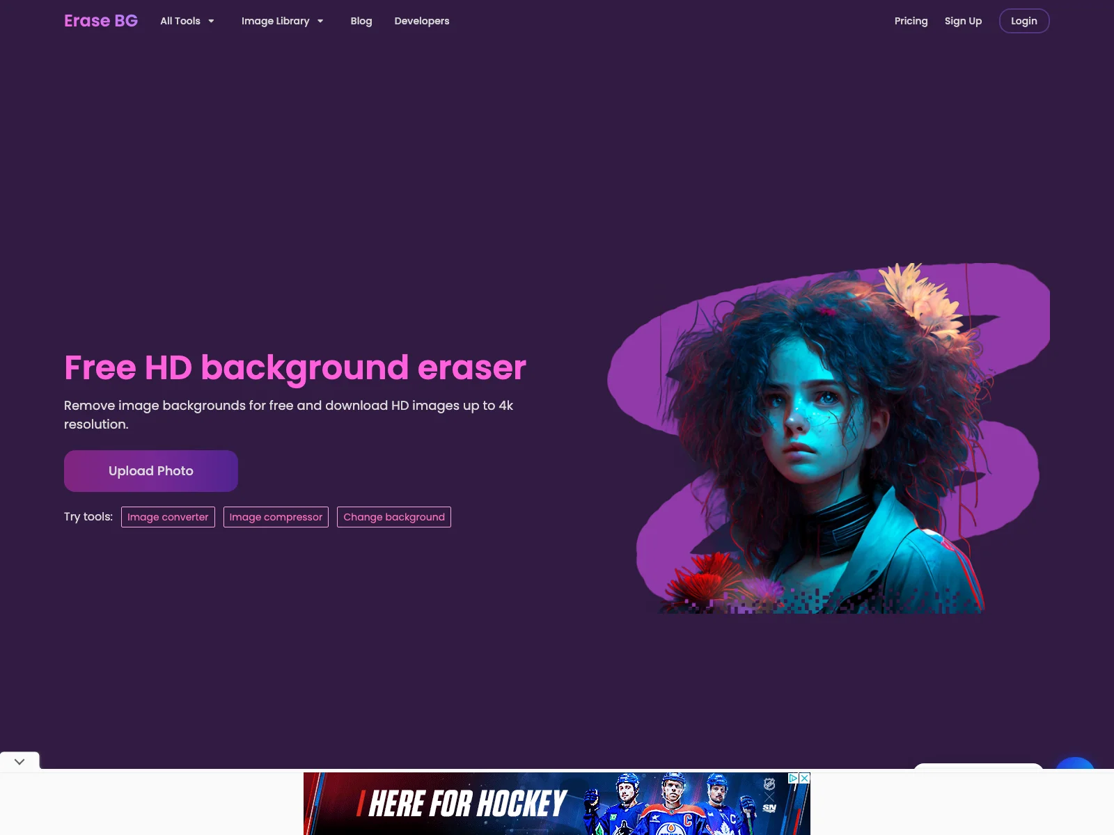 Erase BG: Effortlessly Remove Backgrounds for Free in HD
