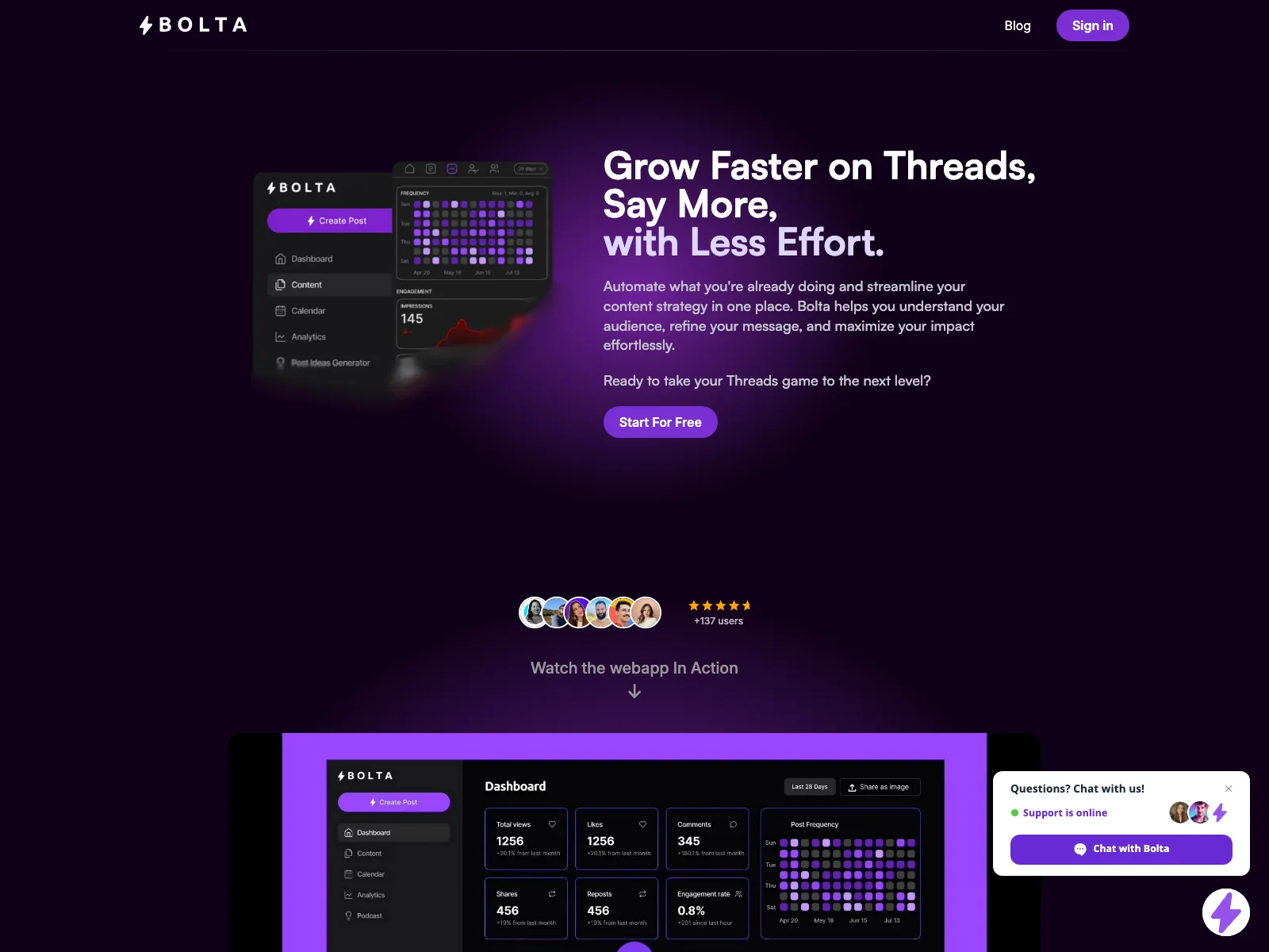 Bolta.ai: Maximize Your Threads Experience with AI-Powered Management