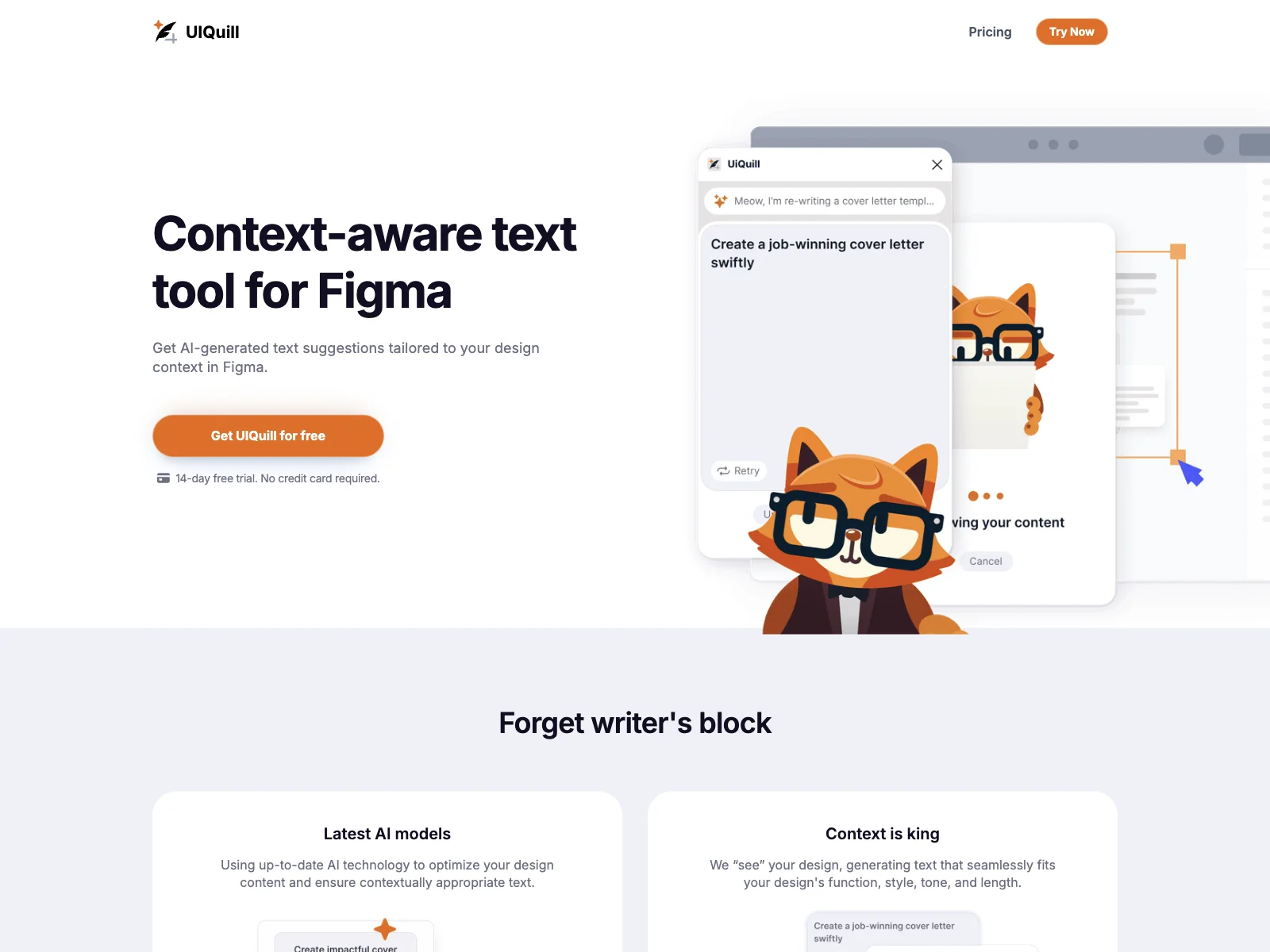 UIQuill: Empowering Figma Designs with AI-Powered Text