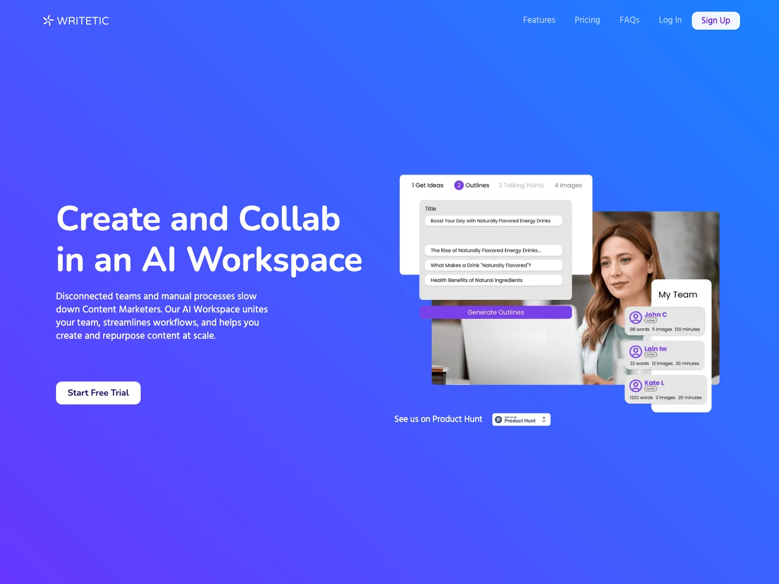 Writetic: Empowering Content Marketers with AI-Powered Content Creation