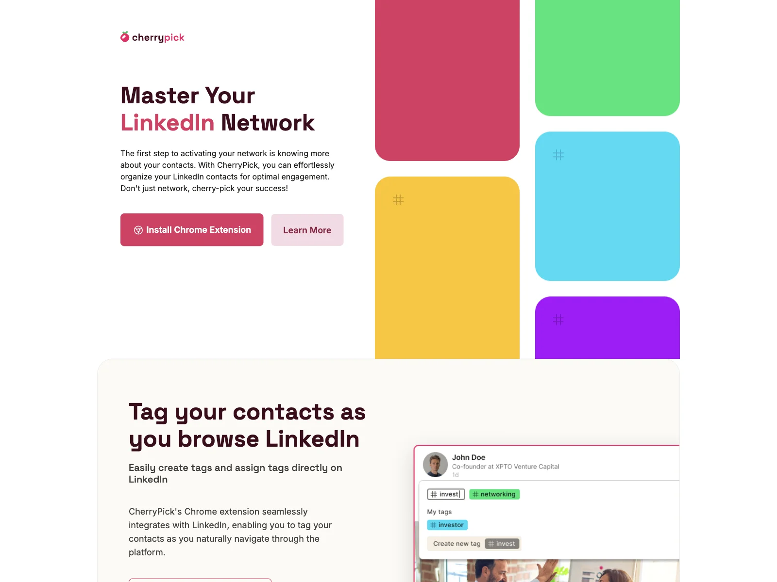 Boost Your LinkedIn Network with CherryPick