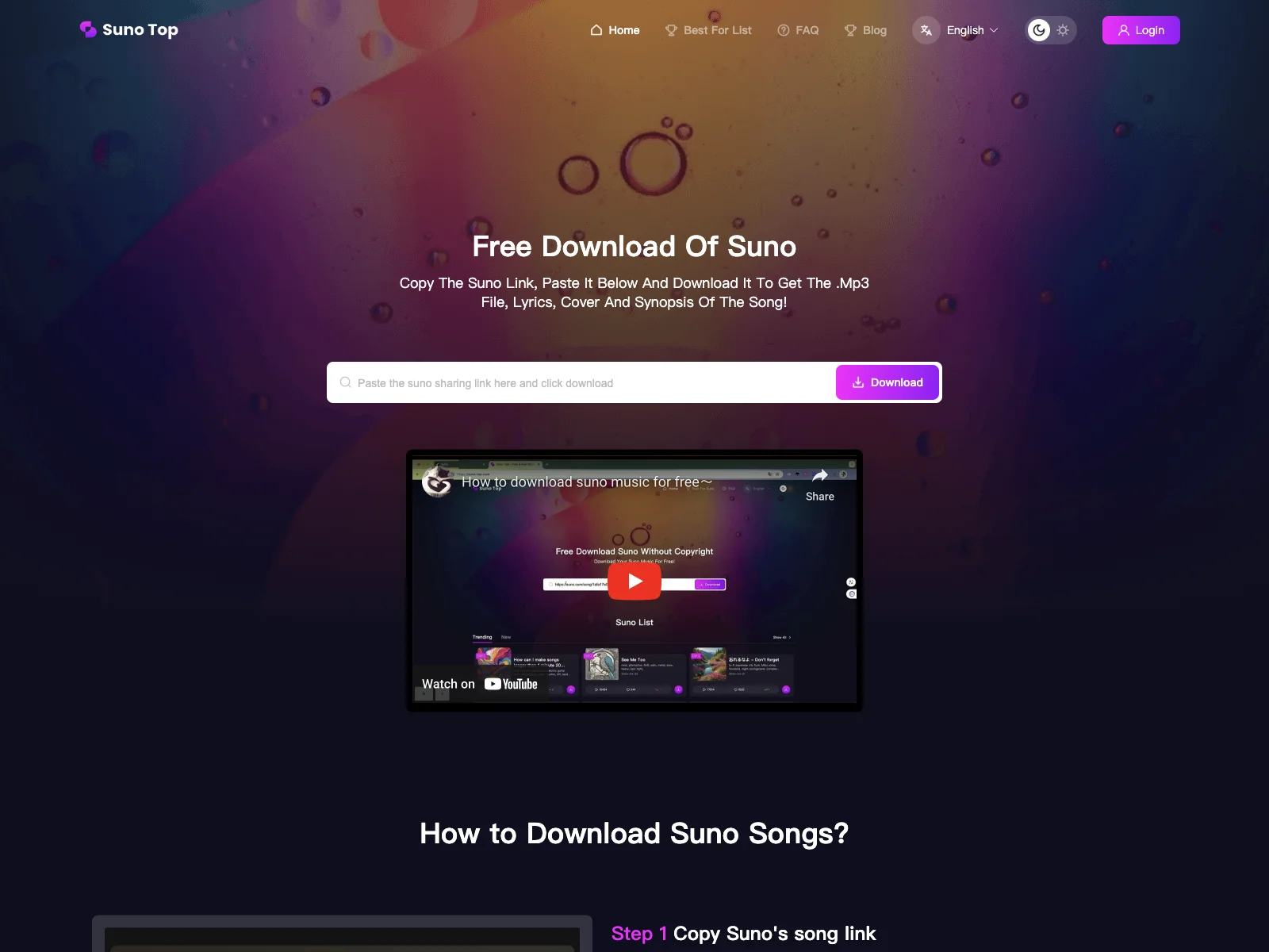 Suno-Top: The Ultimate Music Downloader for Suno AI Songs