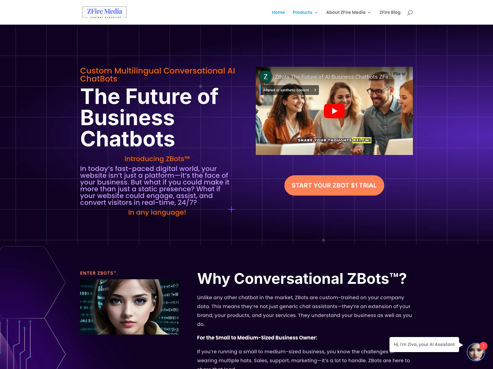 ZBots™: The Ultimate AI-Powered Chatbots for Business Success - ZFire Media