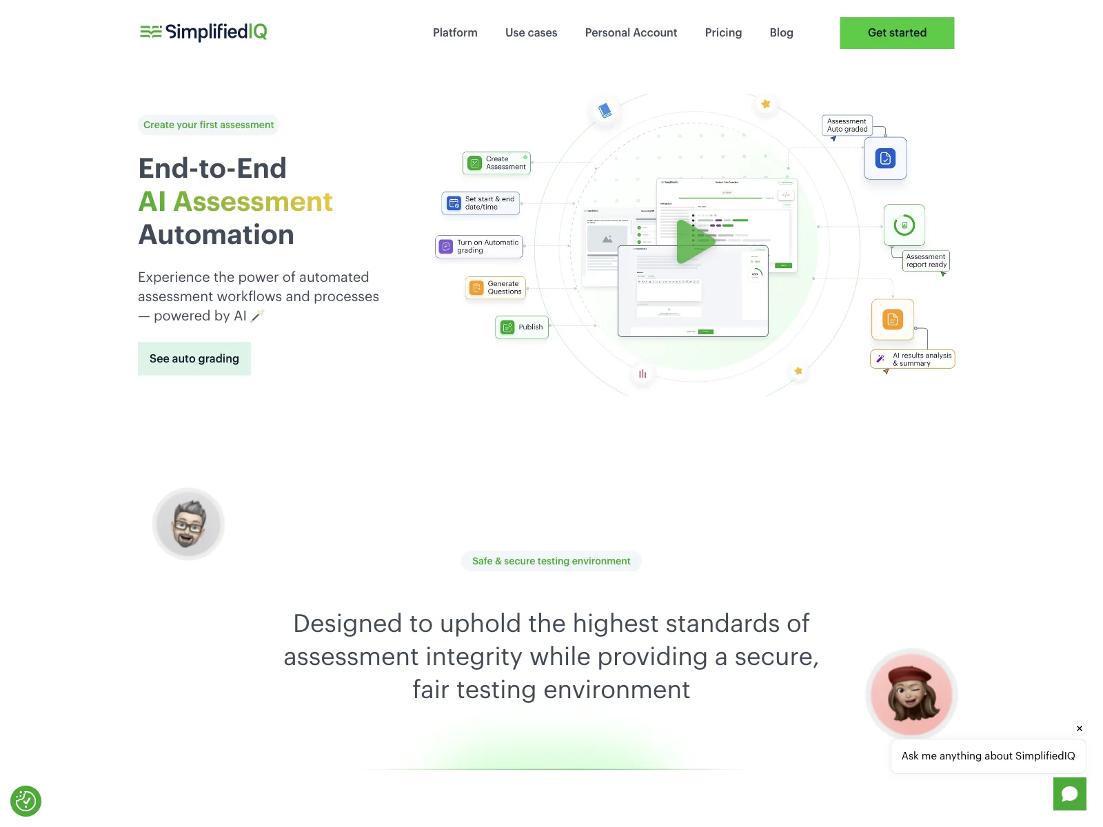 SimplifiedIQ: AI-Powered Assessment Automation for Streamlined Workflows and Insights