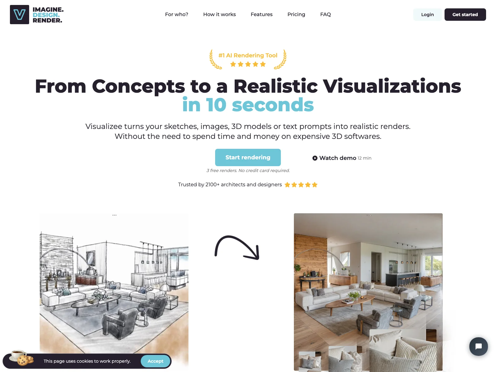 Visualizee.ai: The Ultimate AI Rendering Tool for Quick and Realistic Visualizations