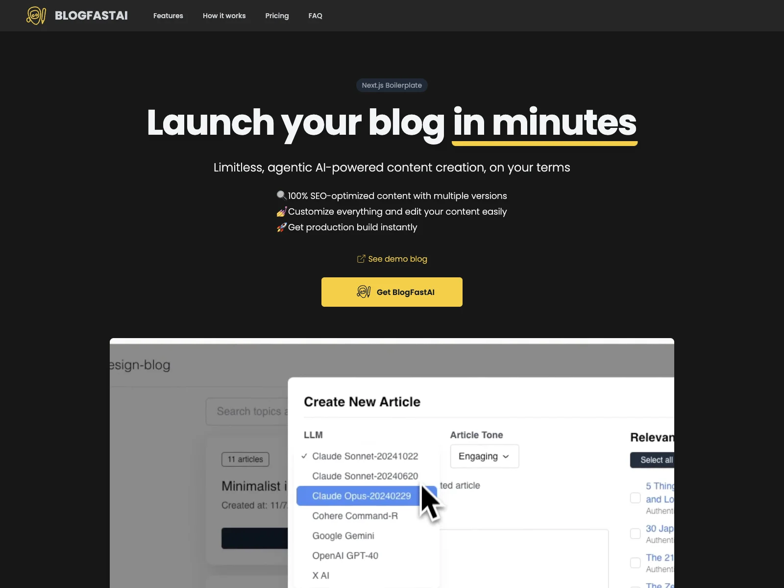 BlogFastAI: The Ultimate AI-Powered Blog Creation Tool