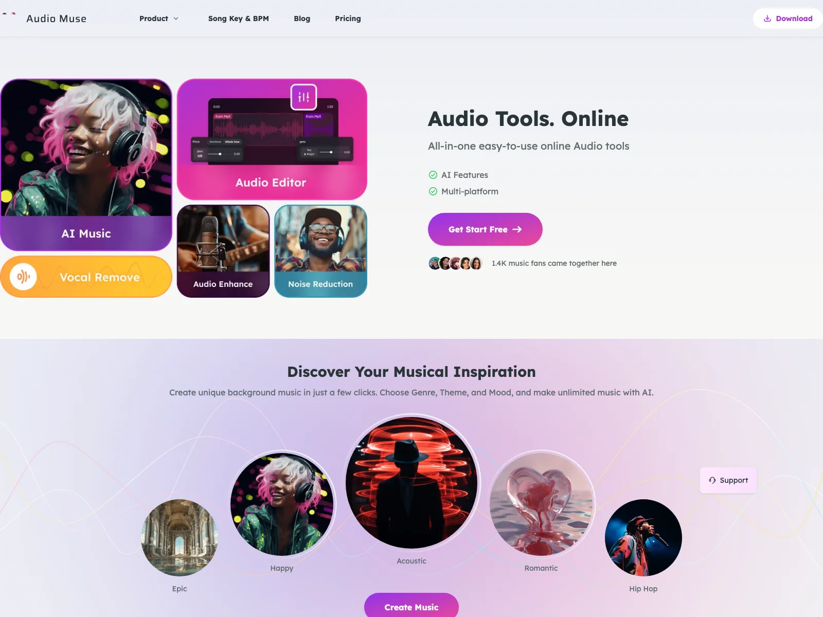 Audio Muse - Unleash Your Musical Creativity