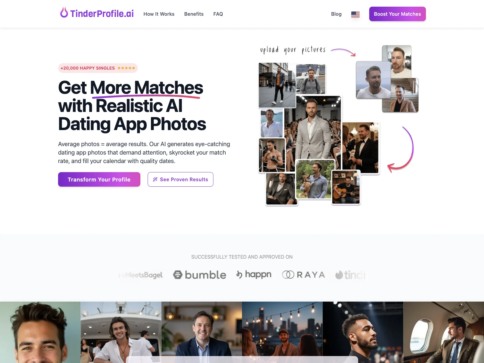 🥇 Boost Your Matches with TinderProfile.ai's AI Dating Photos