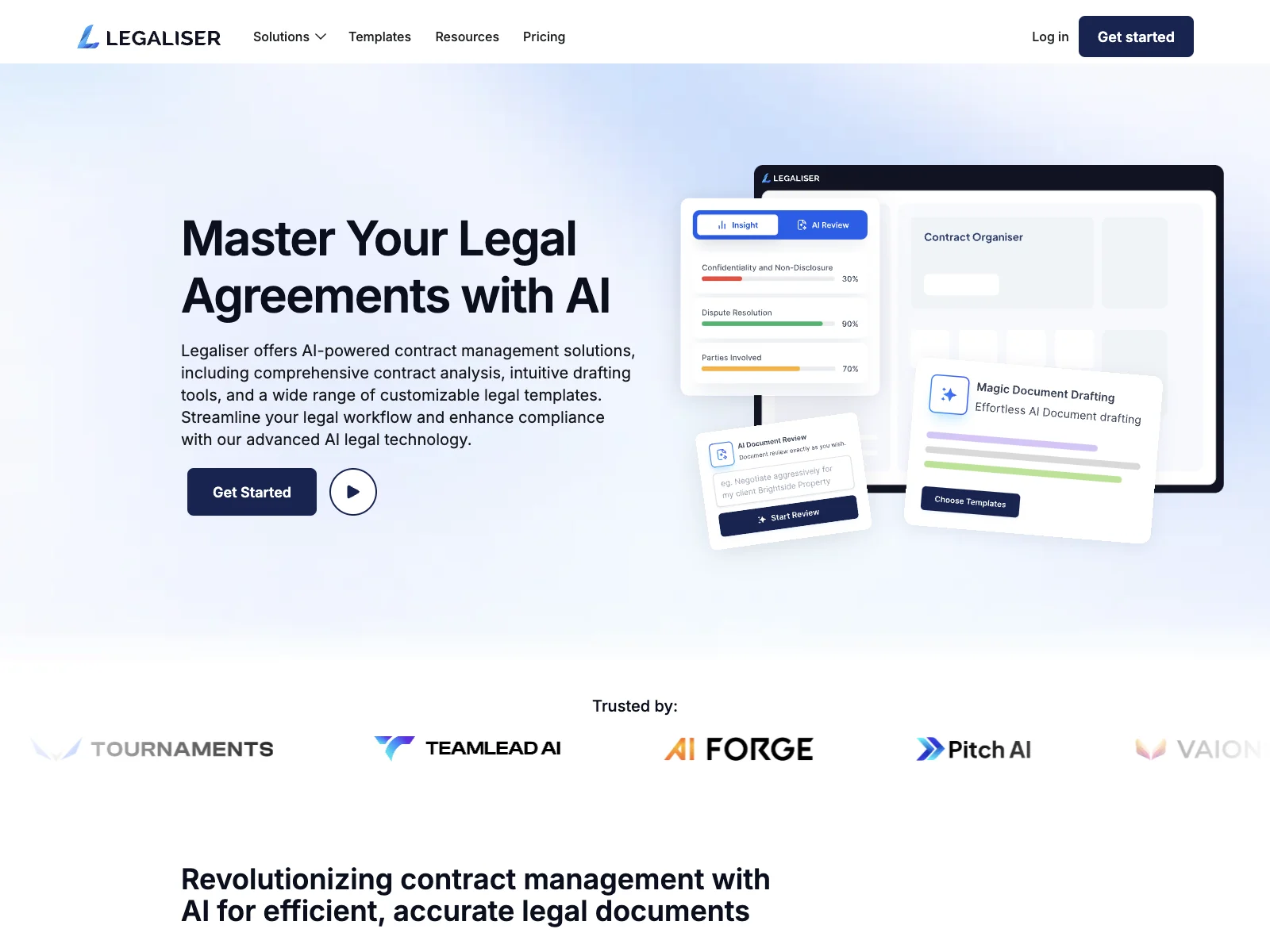 Legaliser AI: Streamline Contract Management & Enhance Compliance