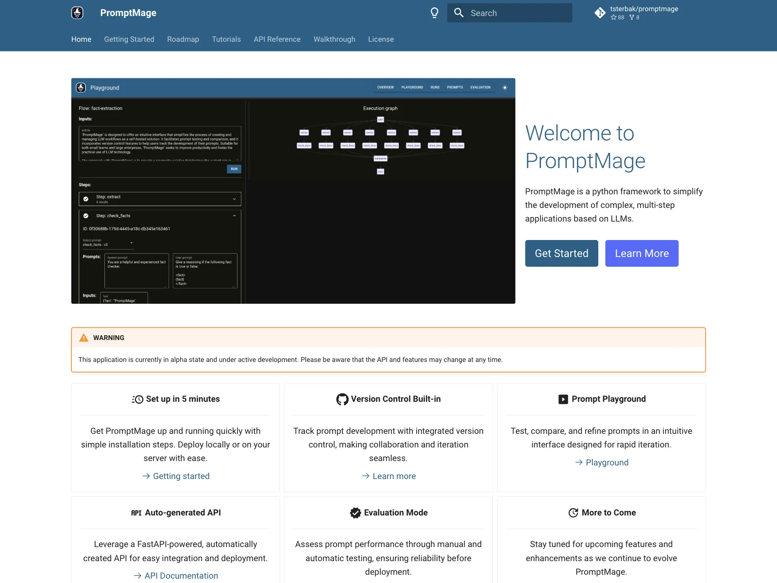 PromptMage: Simplifying LLM-Based App Dev