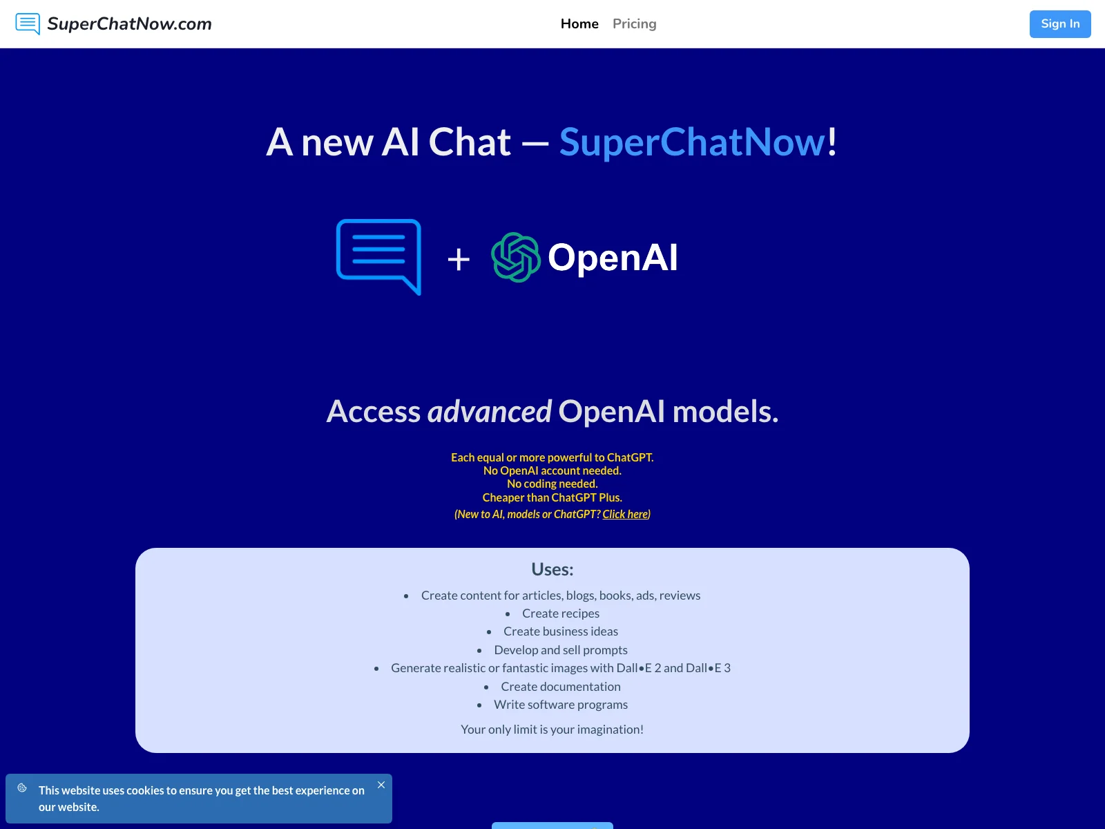 SuperChatNow.com: Unleashing the Power of AI for Diverse Tasks