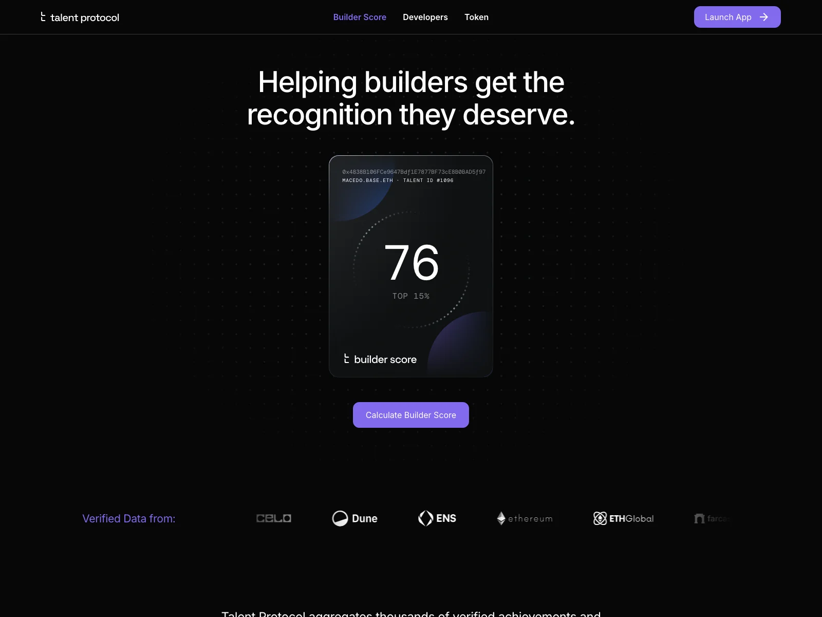 Talent Protocol: Unlock Your Builder Score for Professional Recognition