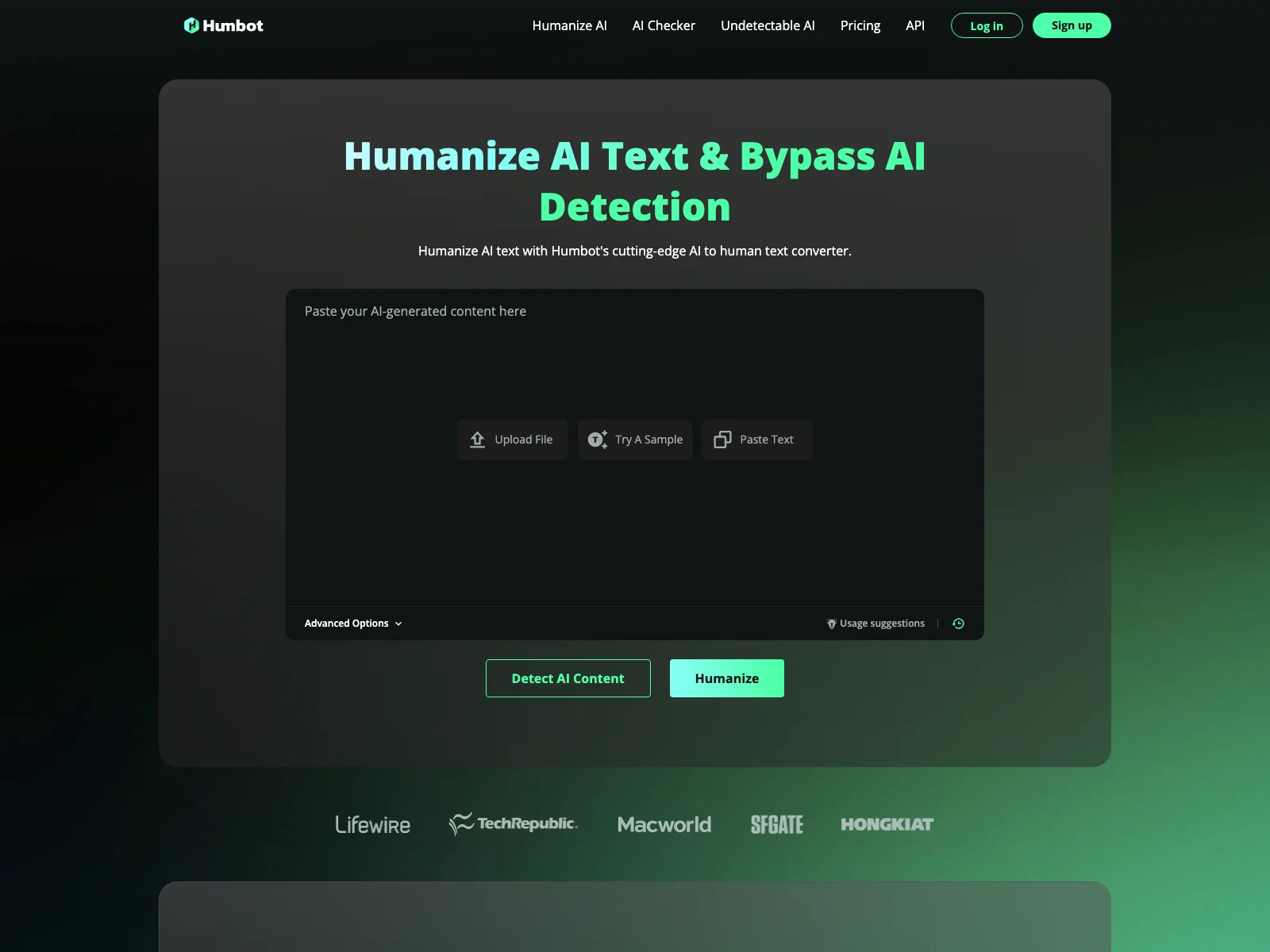 AIヒューマナイザー - HumbotでAIテキストを人間らしく、AI検出器を回避