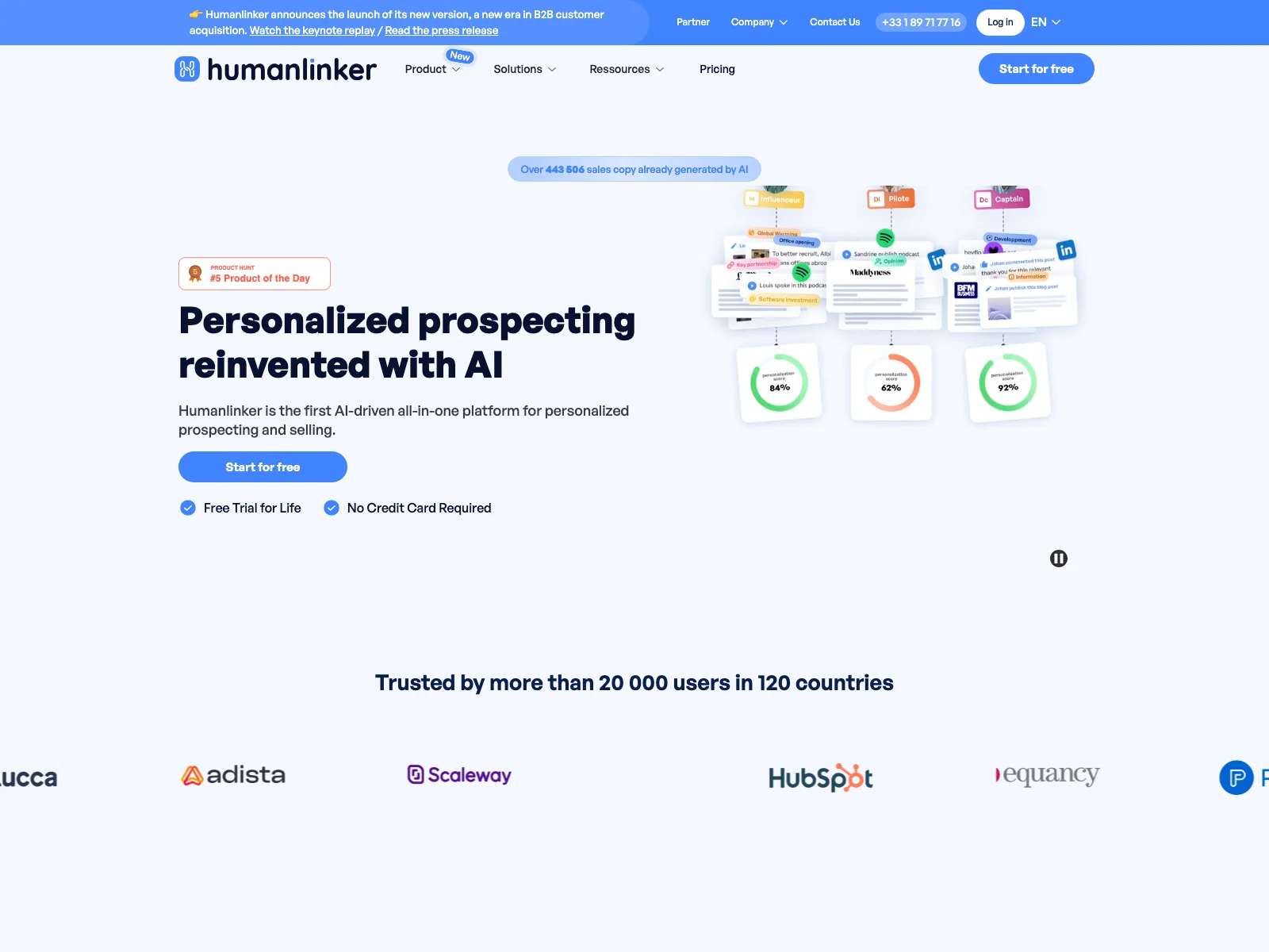 Humanlinker: AI-Powered Personalized Prospecting and Selling for B2B Success