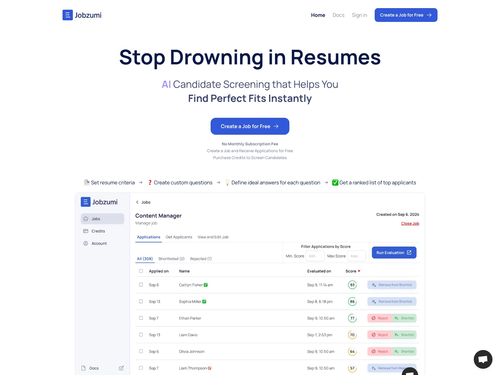 Jobzumi: AI-Powered Job Applicant Screening for Quick and Accurate Results