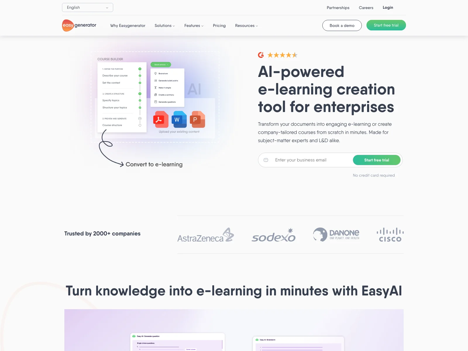 Create Engaging E-learning Courses with Easygenerator