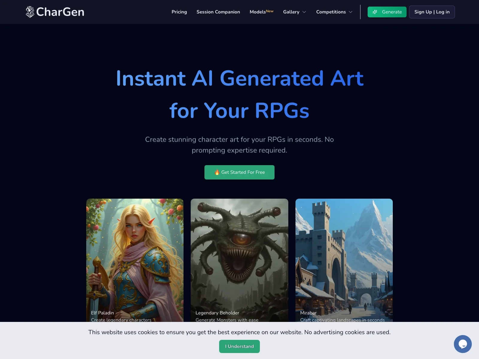 CharGen: Unleash Your Creativity with AI Generated D&D Art