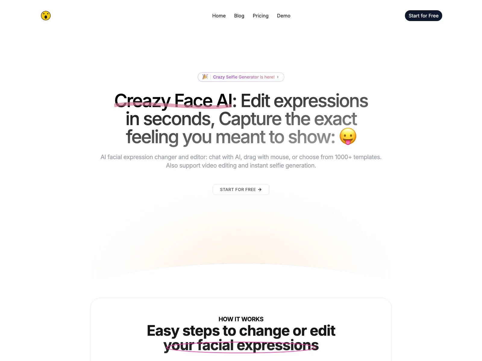 CrazyFace AI: Transform Your Facial Expressions Easily