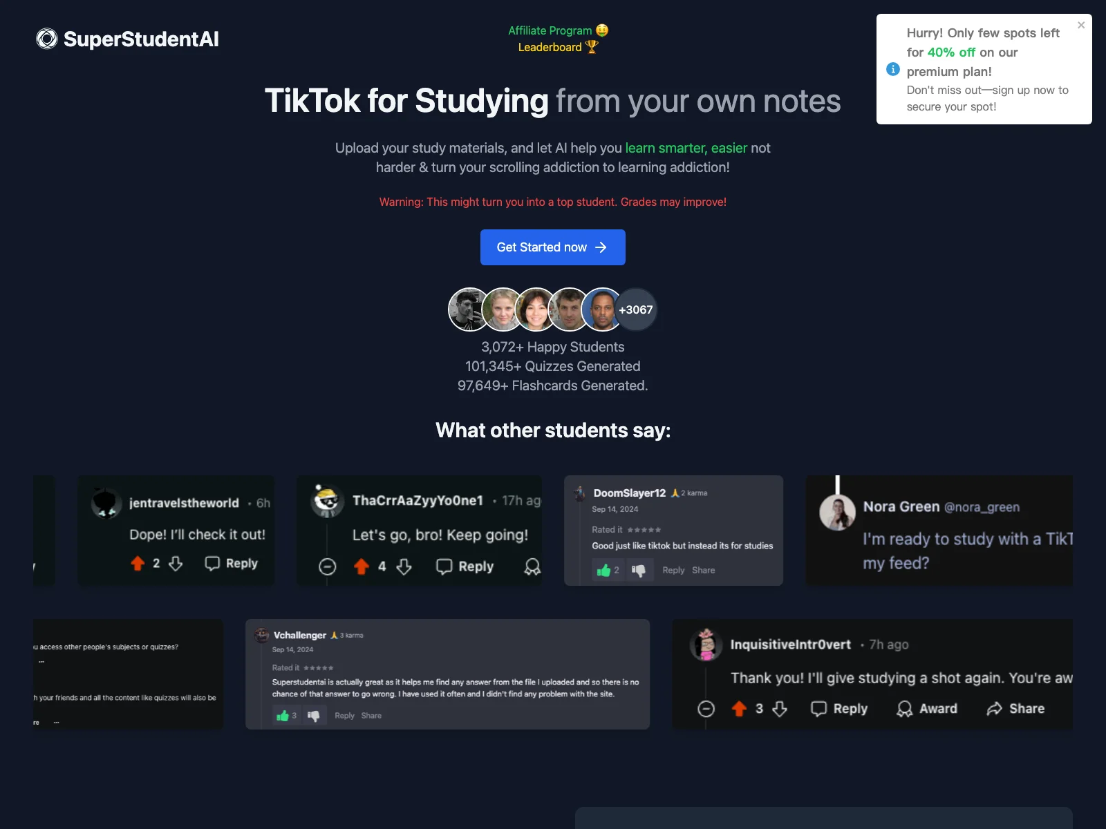 SuperStudentAI: Unlock Your Academic Potential with AI-Powered Learning