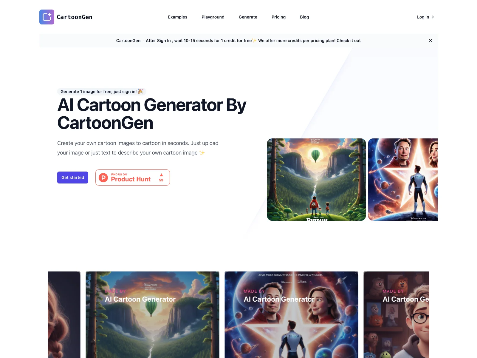 CartoonGen: Unleash Your Creativity with AI-Powered Cartoon Images